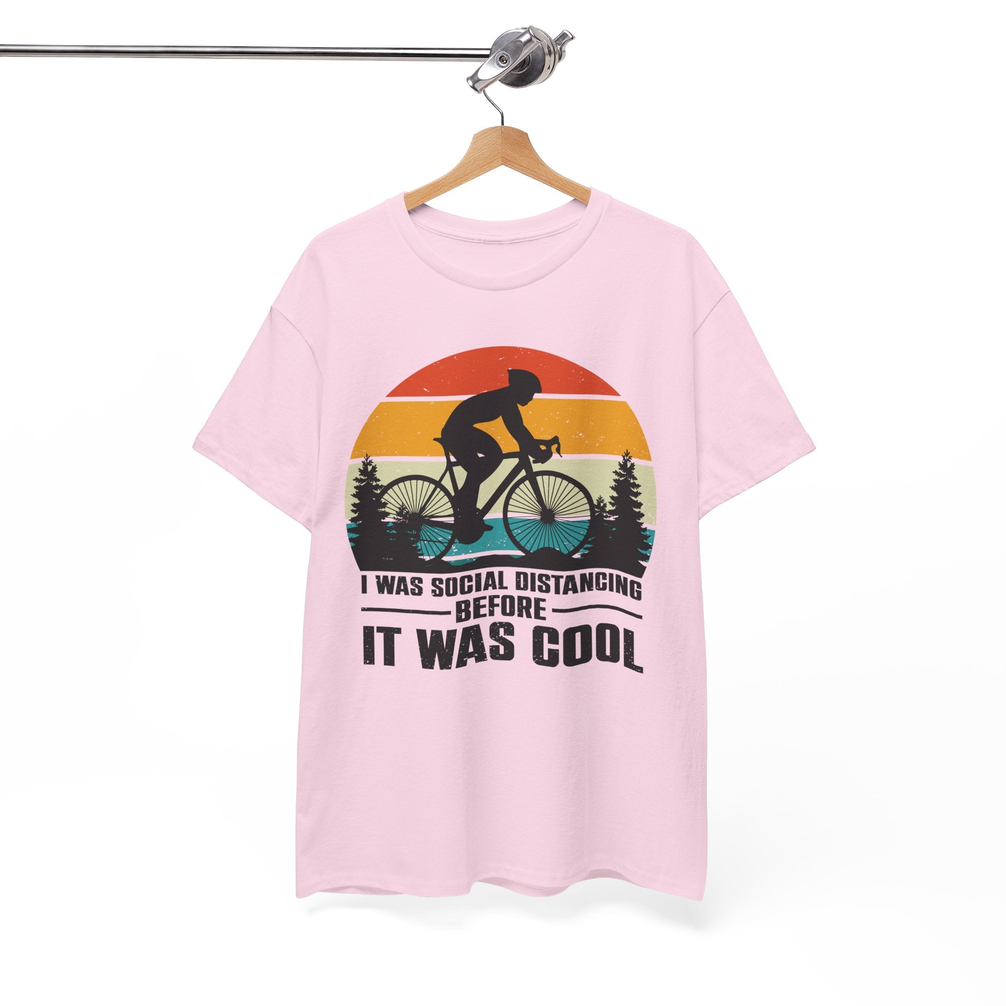 Retro Social Distancing Cyclist Tee