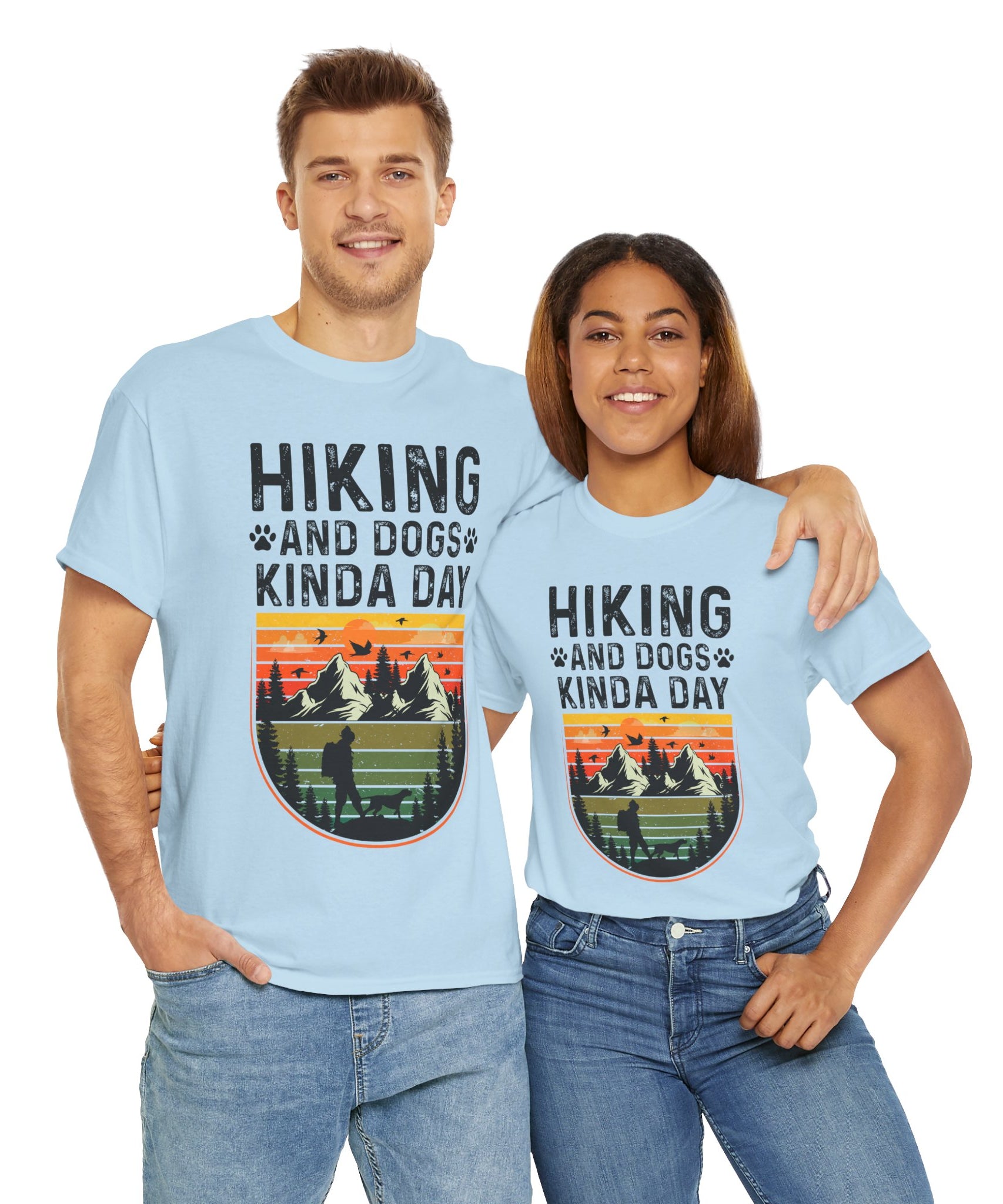 Hiking Buddy Sunset Graphic Tee