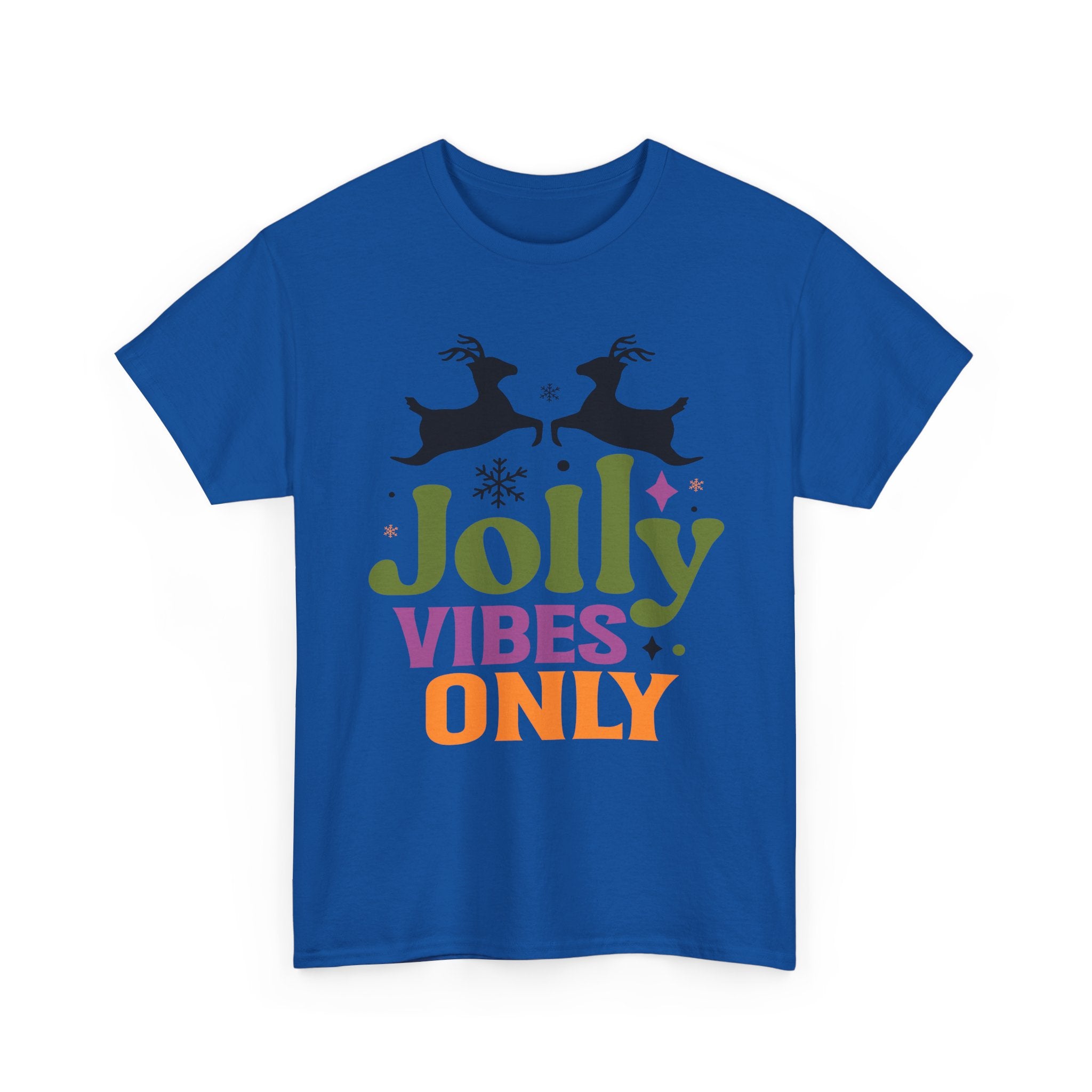 Jolly Vibes Only Retro Christmas Tee | Gallory Hive