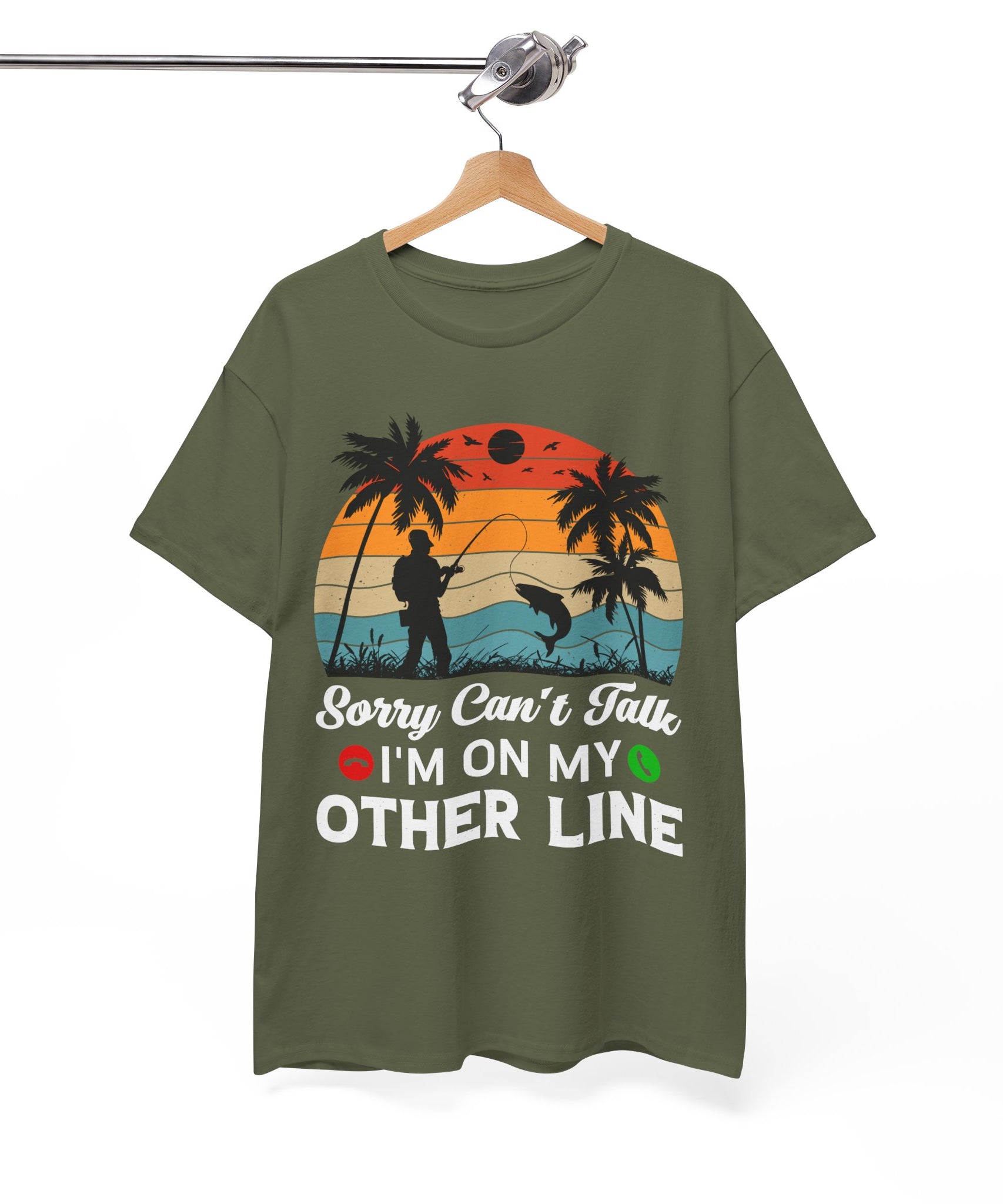 Funny Fishing T-Shirt – On My Other Line | Gallory Hive