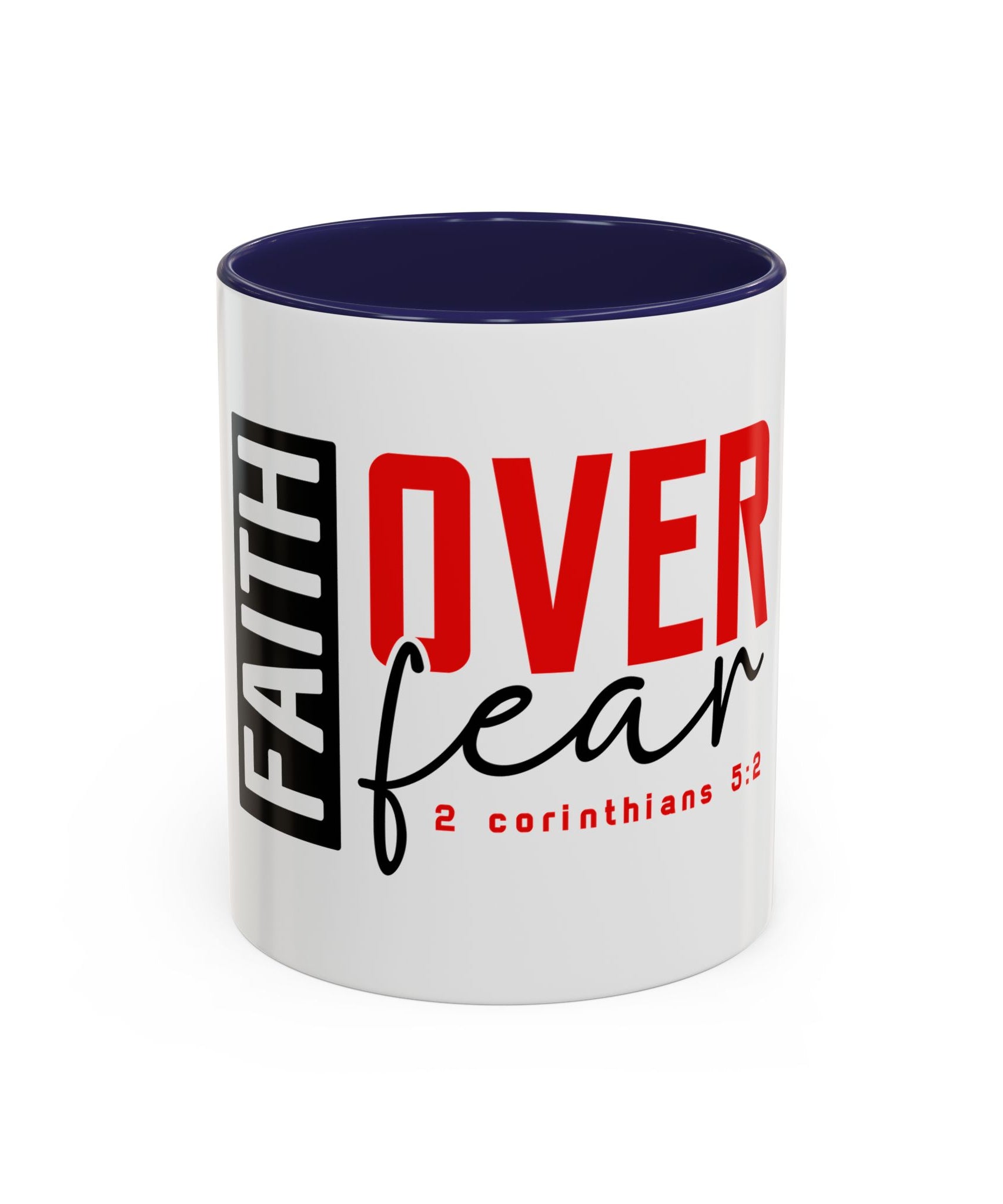 Faith Scripture Accent Coffee Mug | Gallory Hive