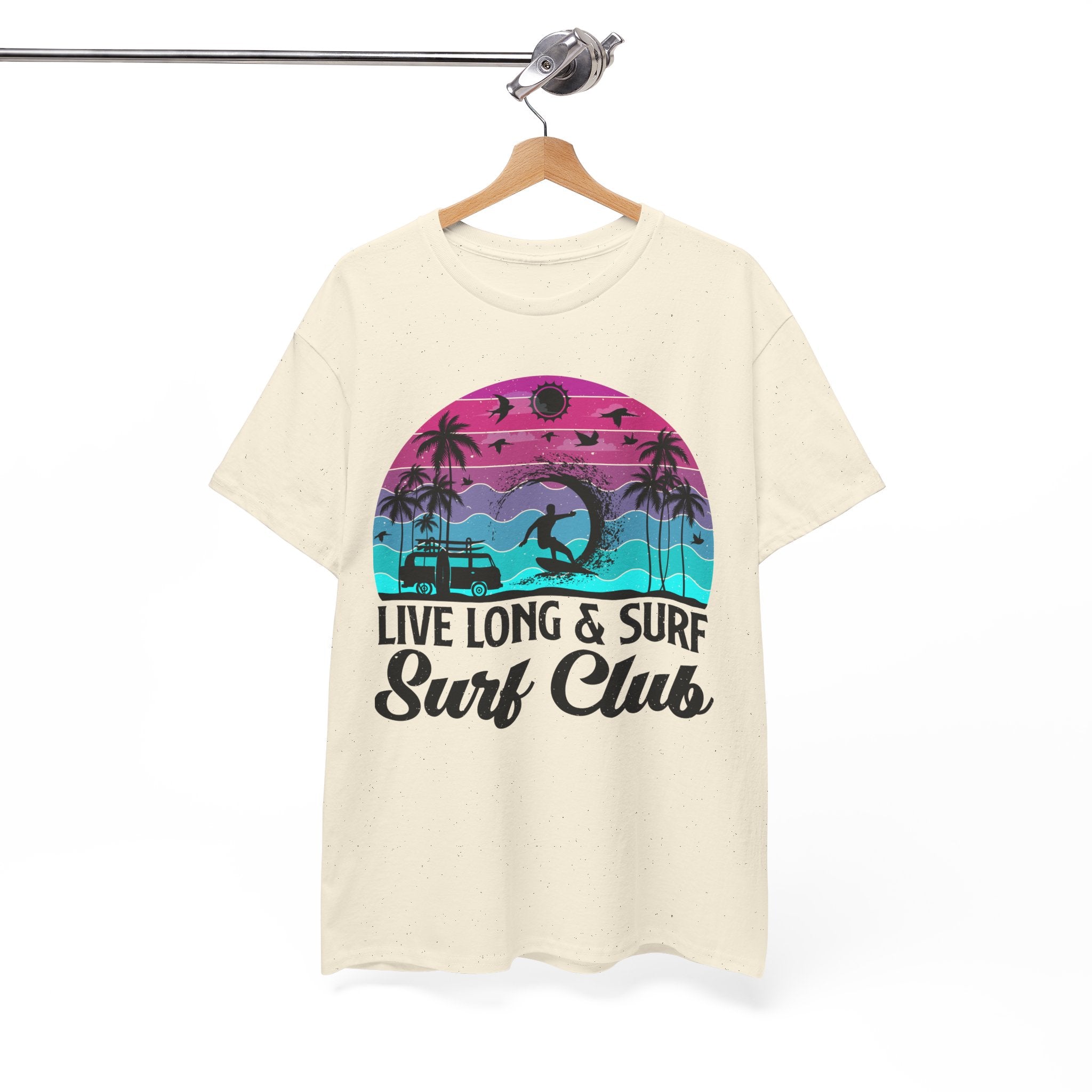 Surf Club Beach Sunset T-Shirt | Gallory Hive
