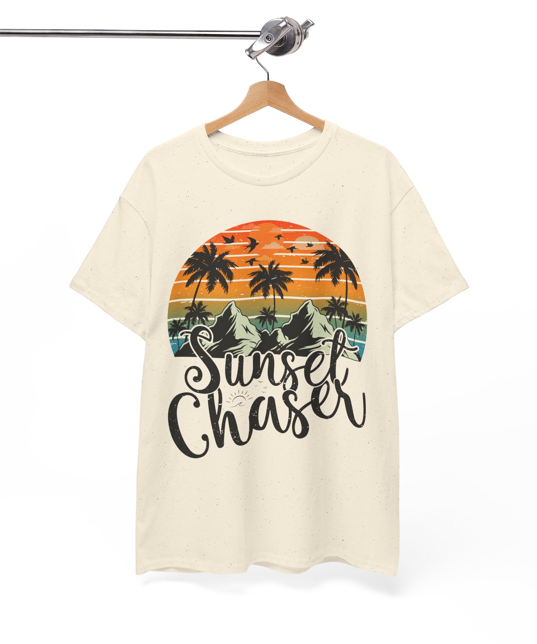 Sunset Surf Tee – Tropical & Mountain Vibes