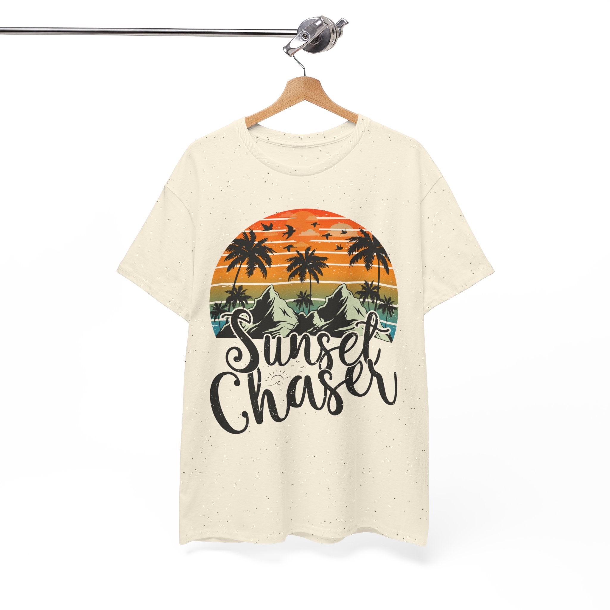Sunset Surf Tee – Tropical & Mountain Vibes