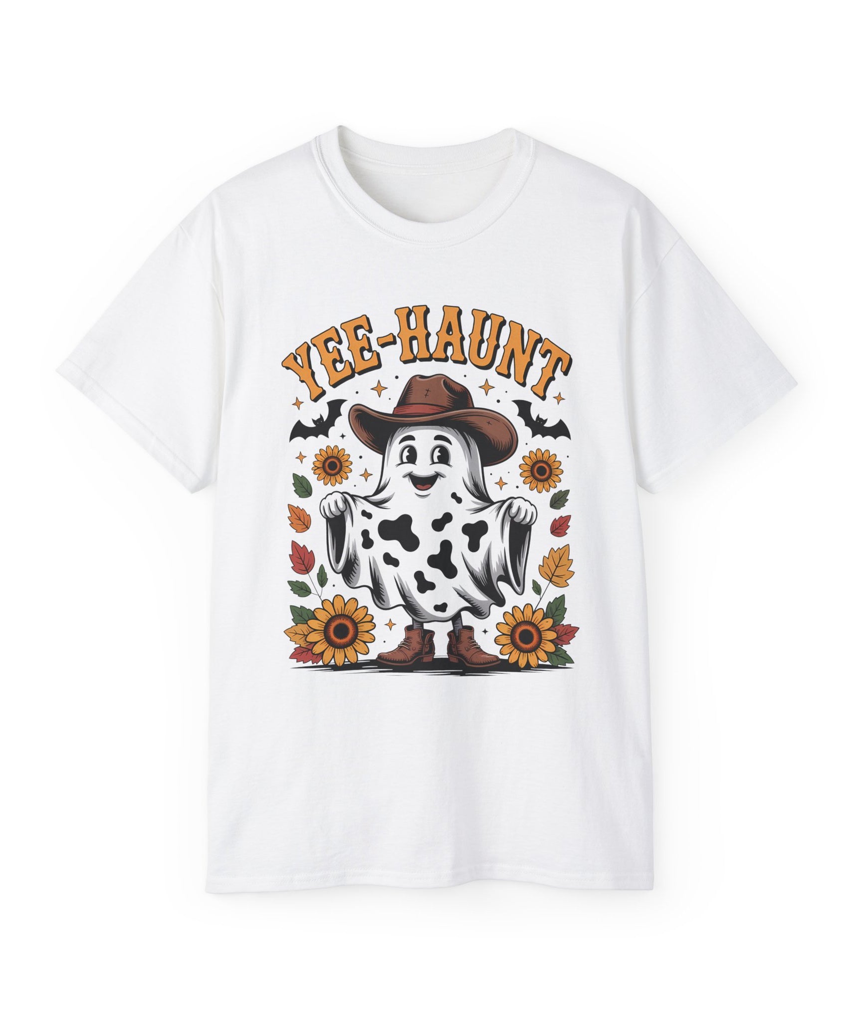 Spooky Style Cowboy Ghost T-Shirt | Gallory Hive