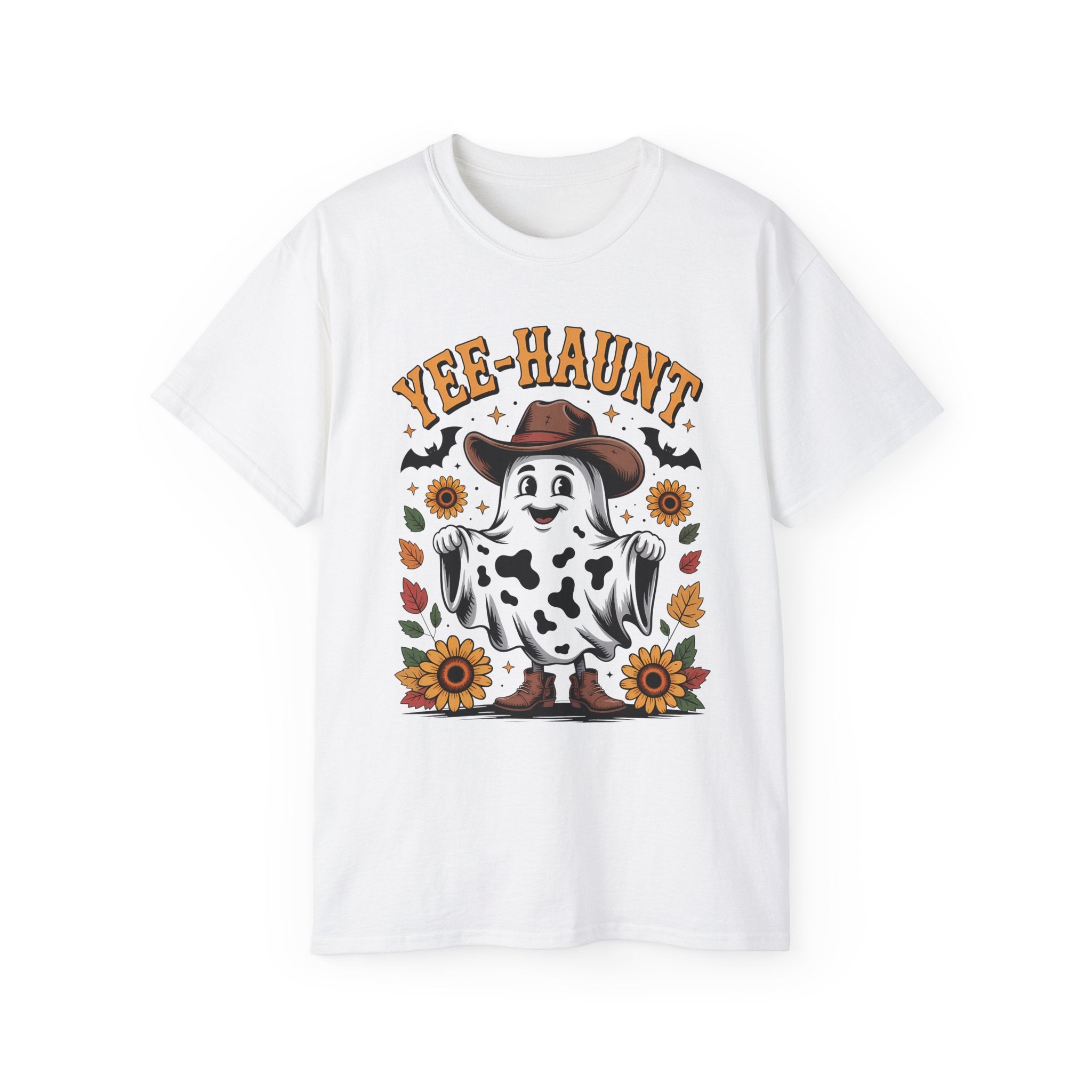 Spooky Style Cowboy Ghost T-Shirt | Gallory Hive