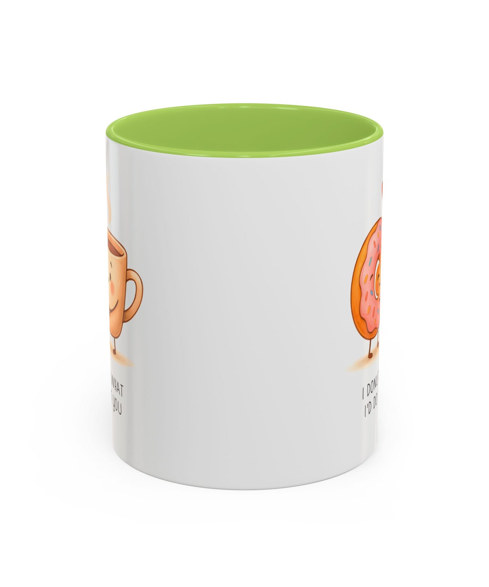 Cute Donut and Coffee Love Ceramic Mug | Gallory Hive