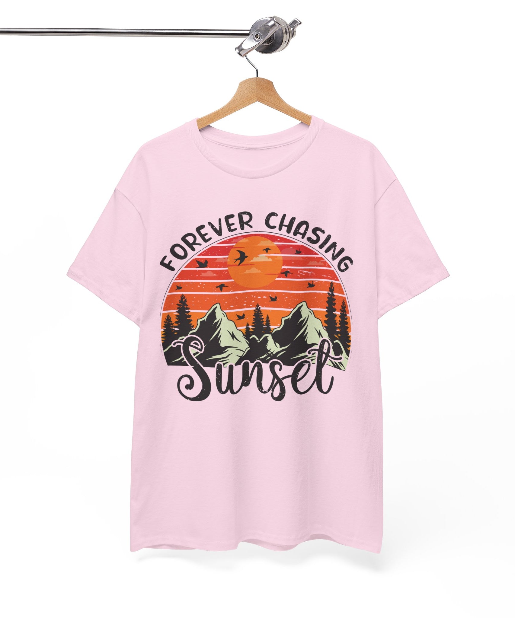 Sunset Mountain Scene T-Shirt