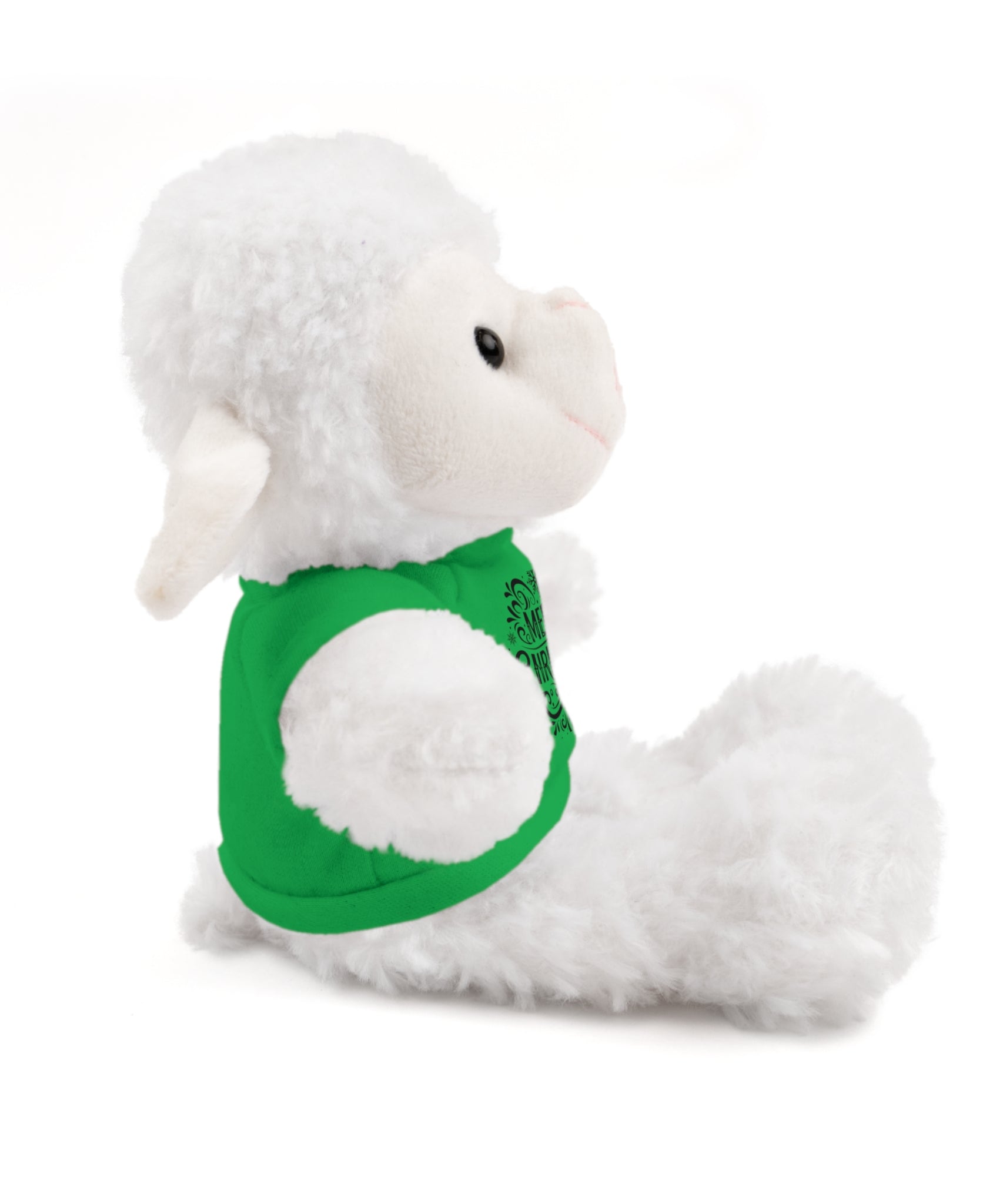 Festive Merry Christmas Stuffed Sheep | Gallory Hive