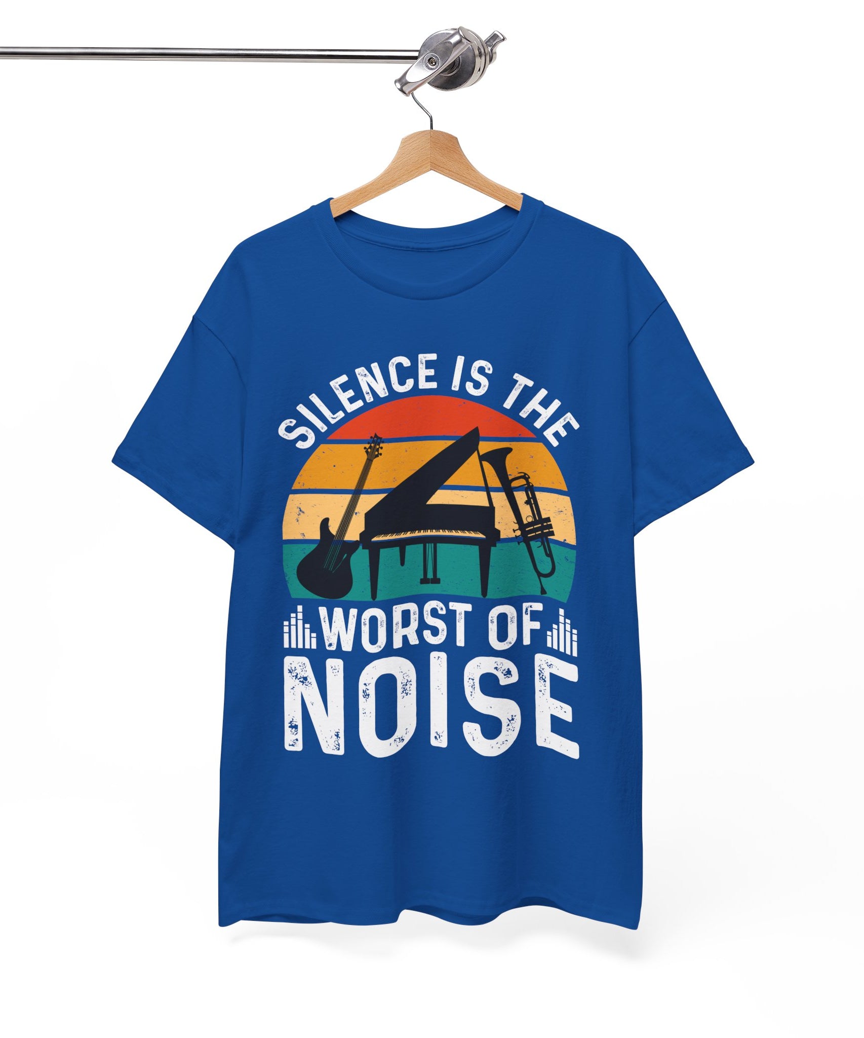 Retro Music Lover-Shirt - Silence Noise Tee | Gallory Hive