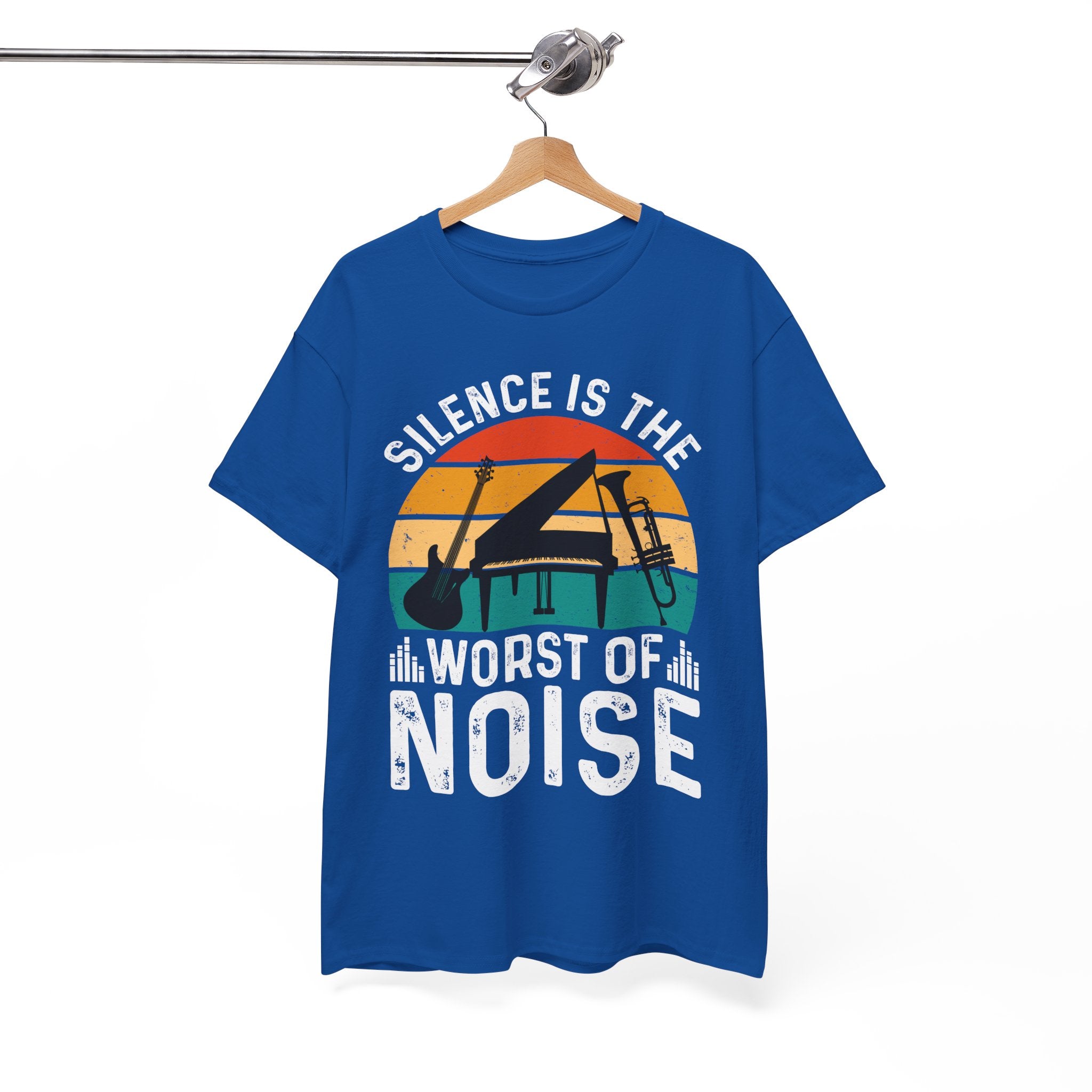 Retro Music Lover-Shirt - Silence Noise Tee | Gallory Hive