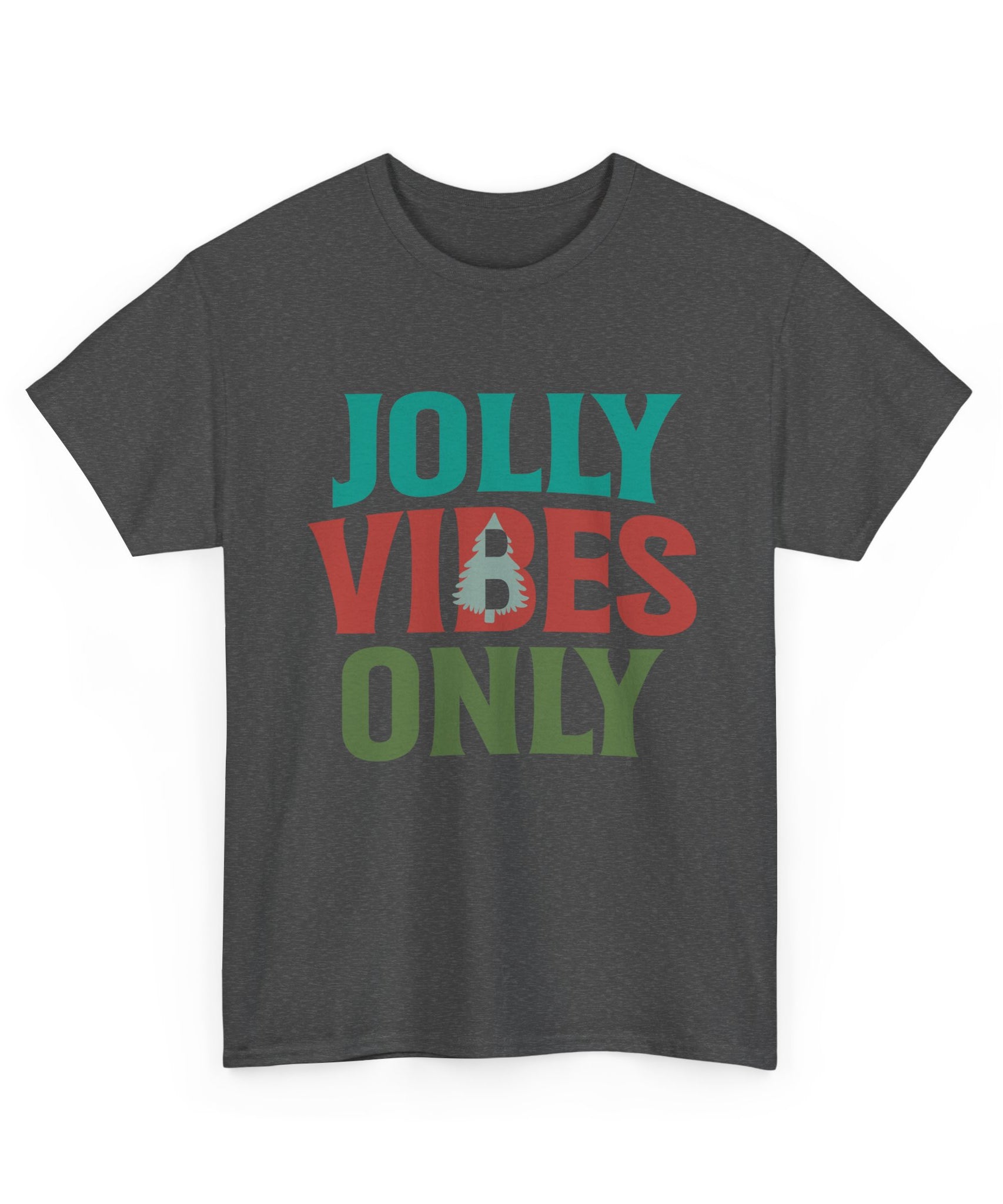 Festive Jolly Vibes Christmas T-Shirt | Gallory Hive