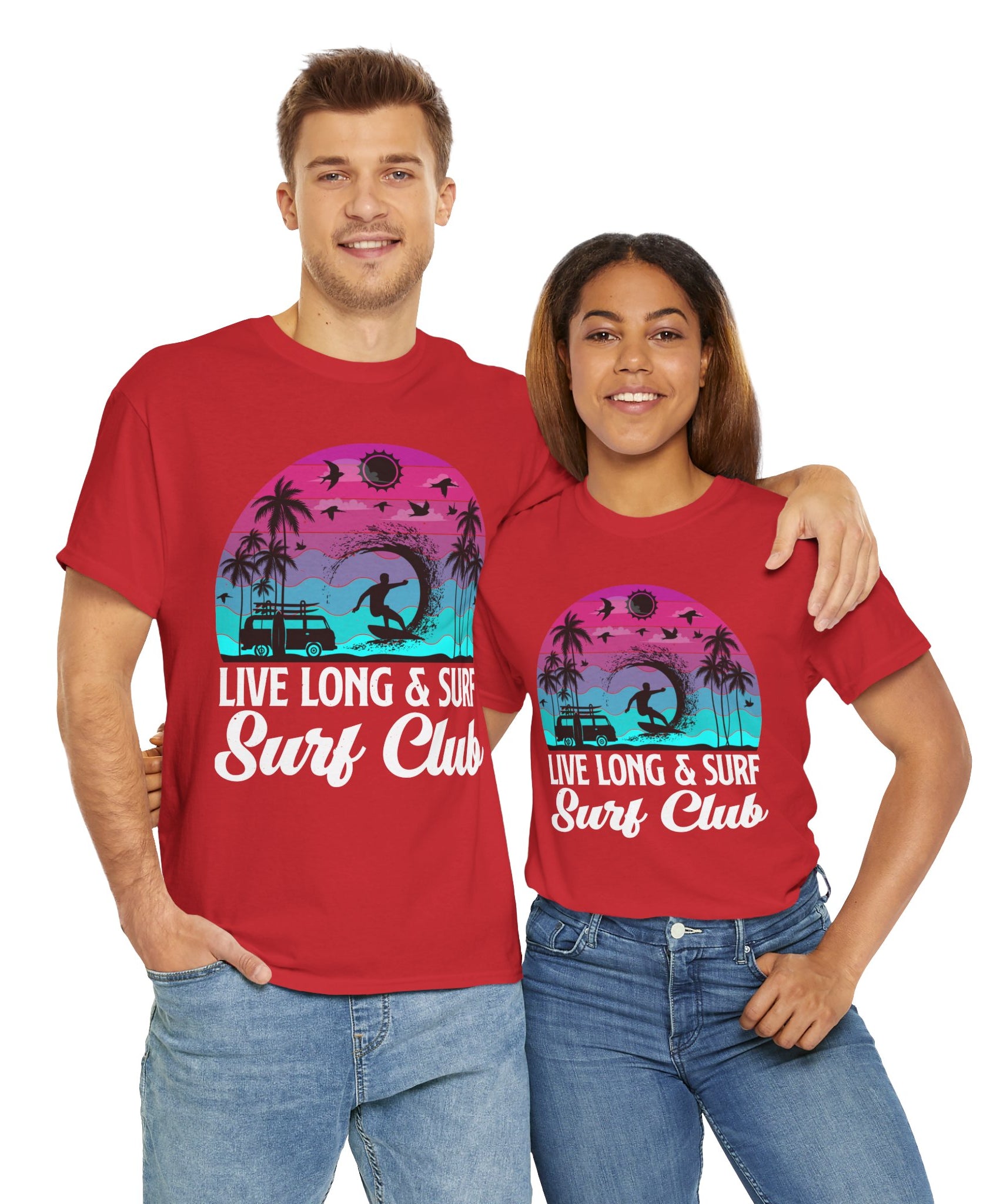 Surf Club Beach Sunset T-Shirt
