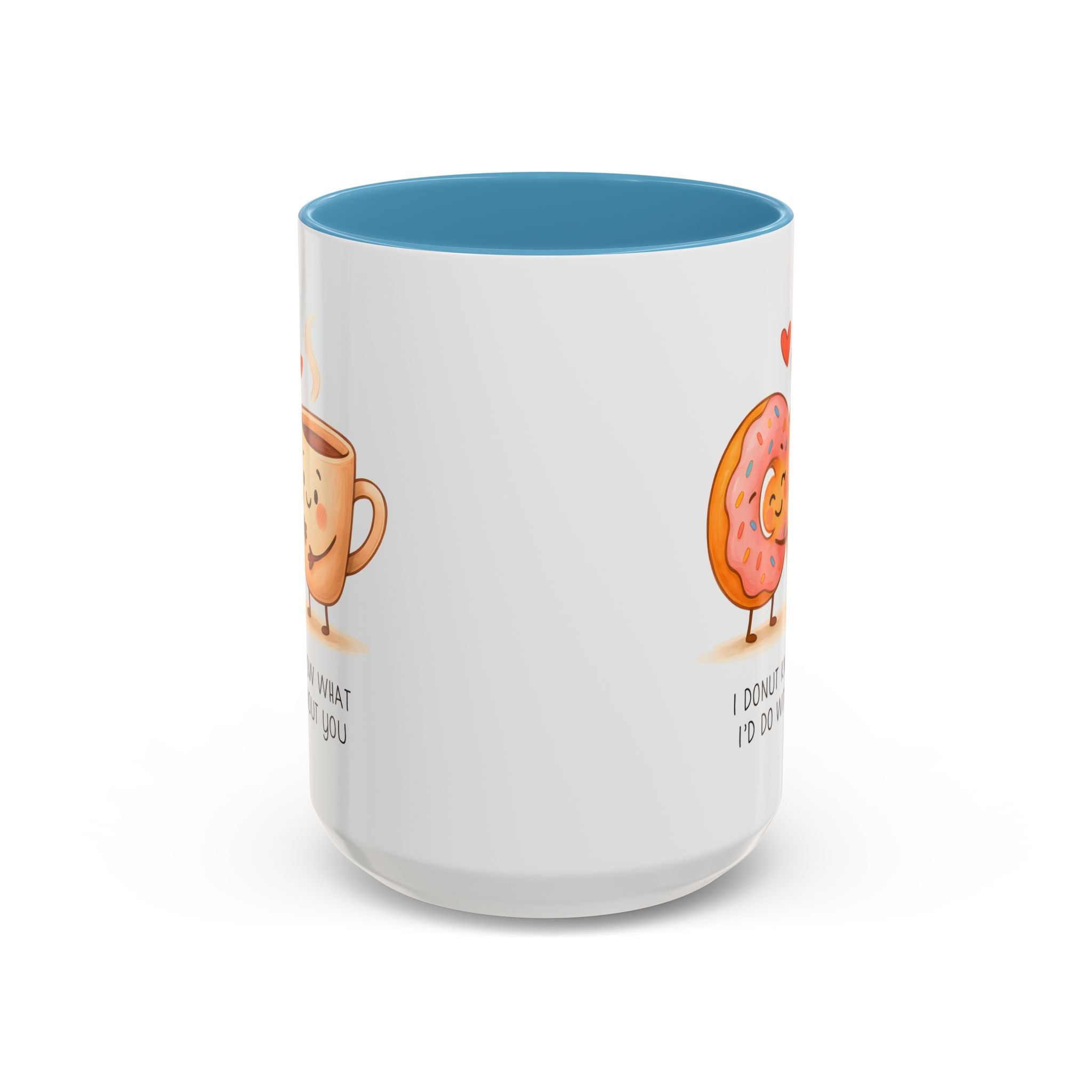 Cute Donut and Coffee Love Ceramic Mug | Gallory Hive
