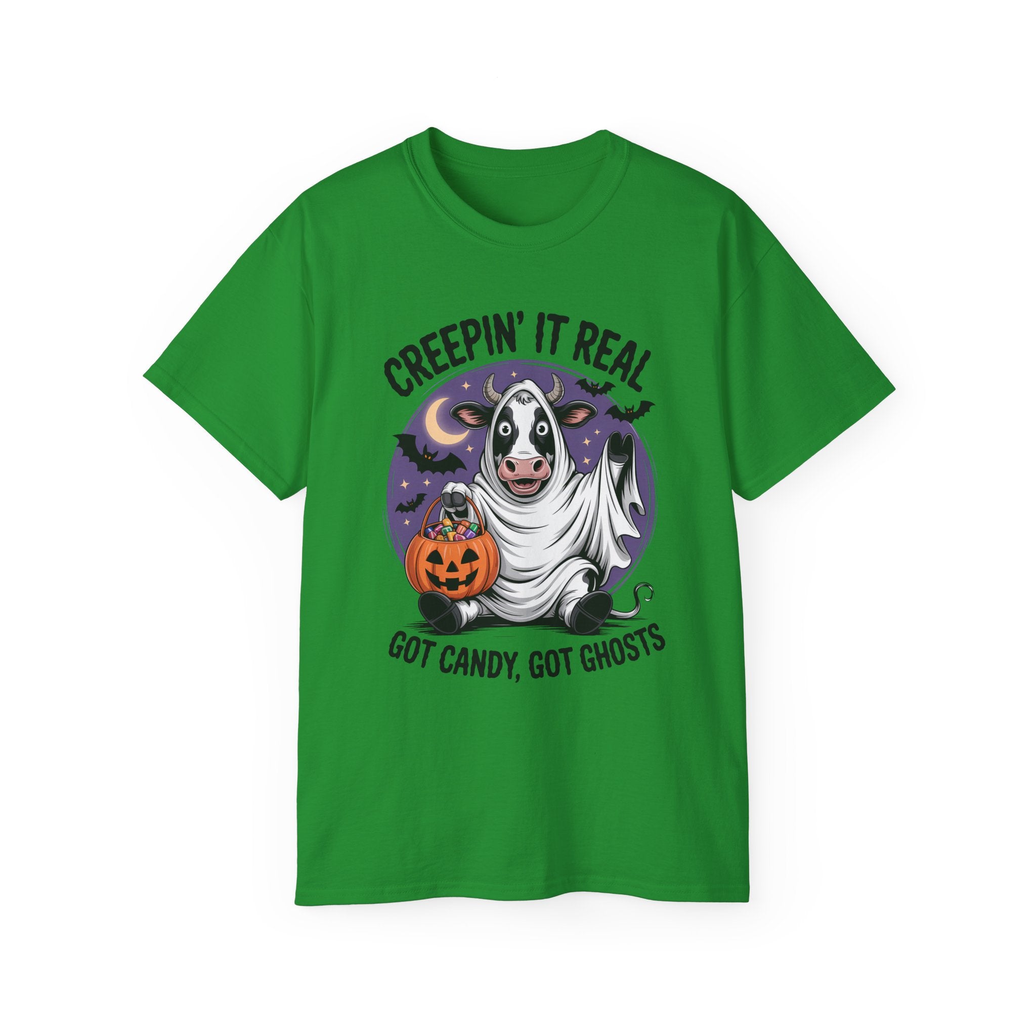 Cute Candy Cow Spooky Season Shirt