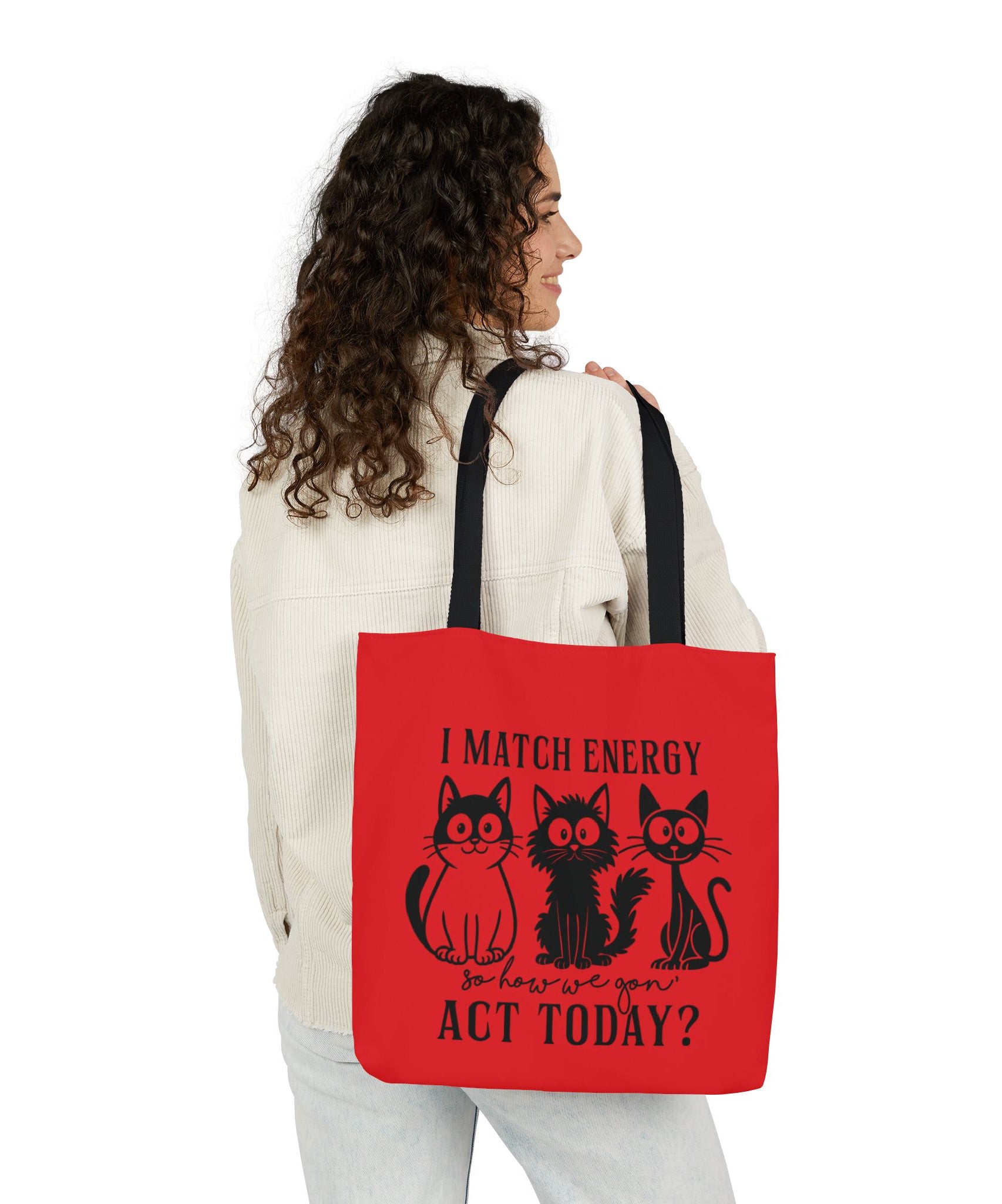 Cute Red Canvas Tote – Reusable Bag