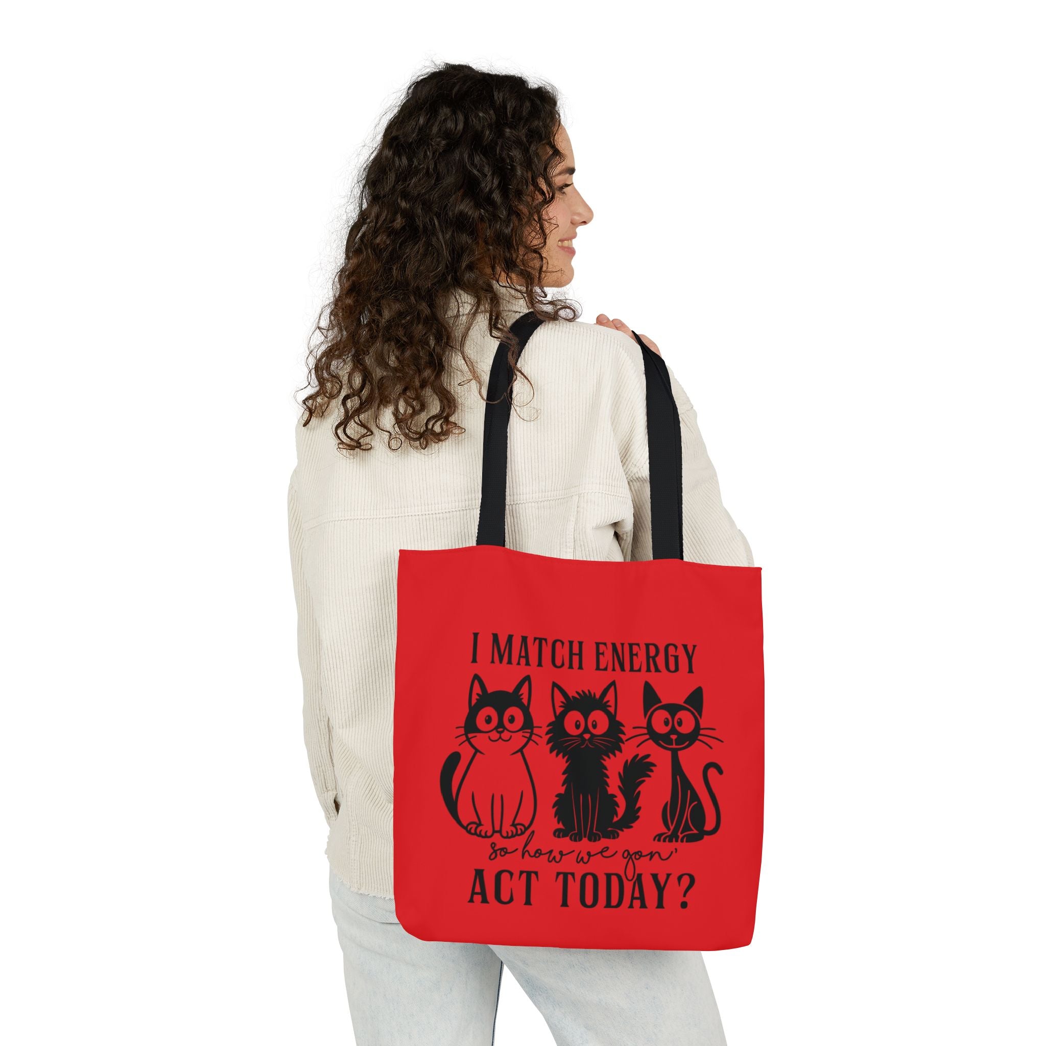 Cute Red Canvas Tote – Reusable Bag