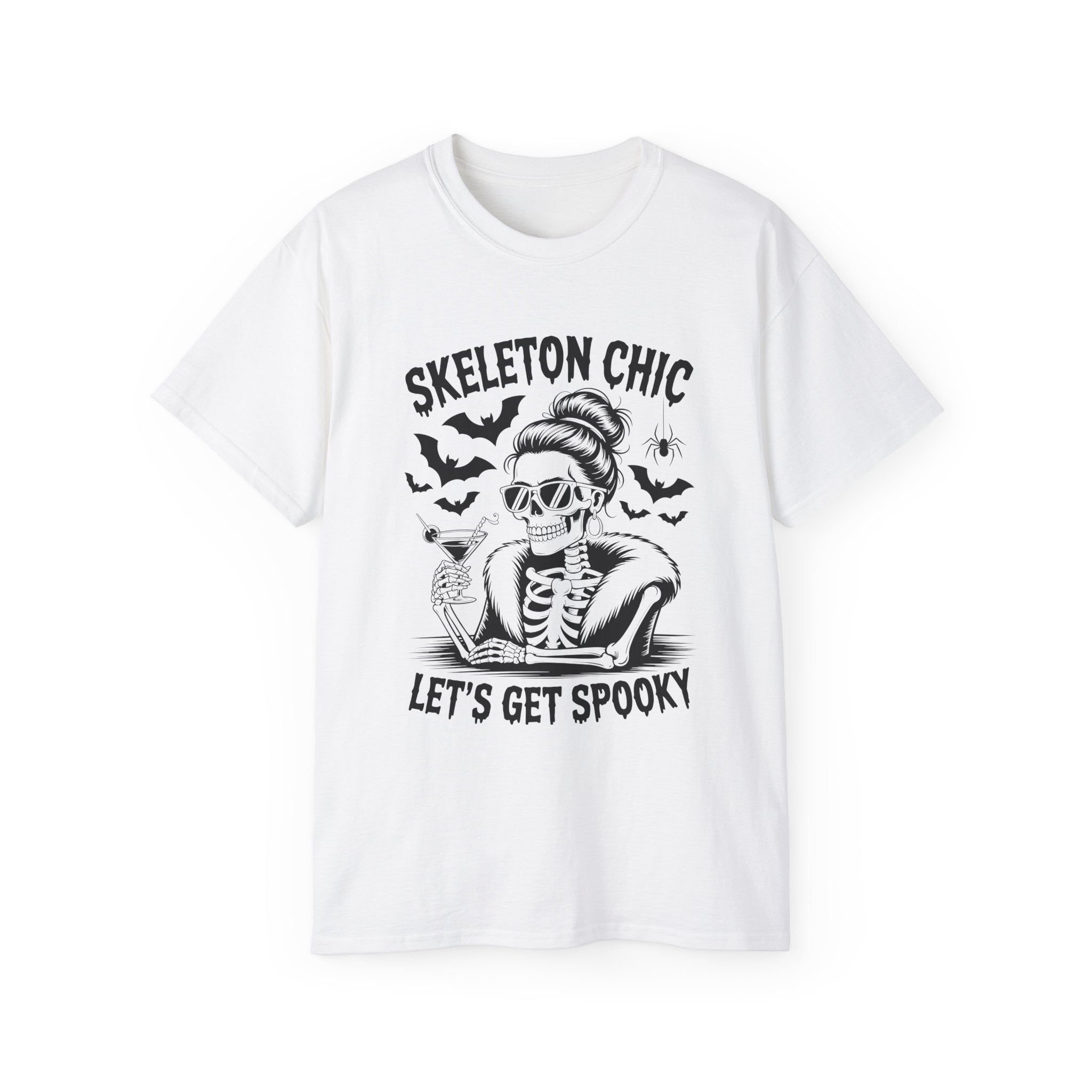 Vintage Rock Skeleton Halloween Shirt | Gallory Hive