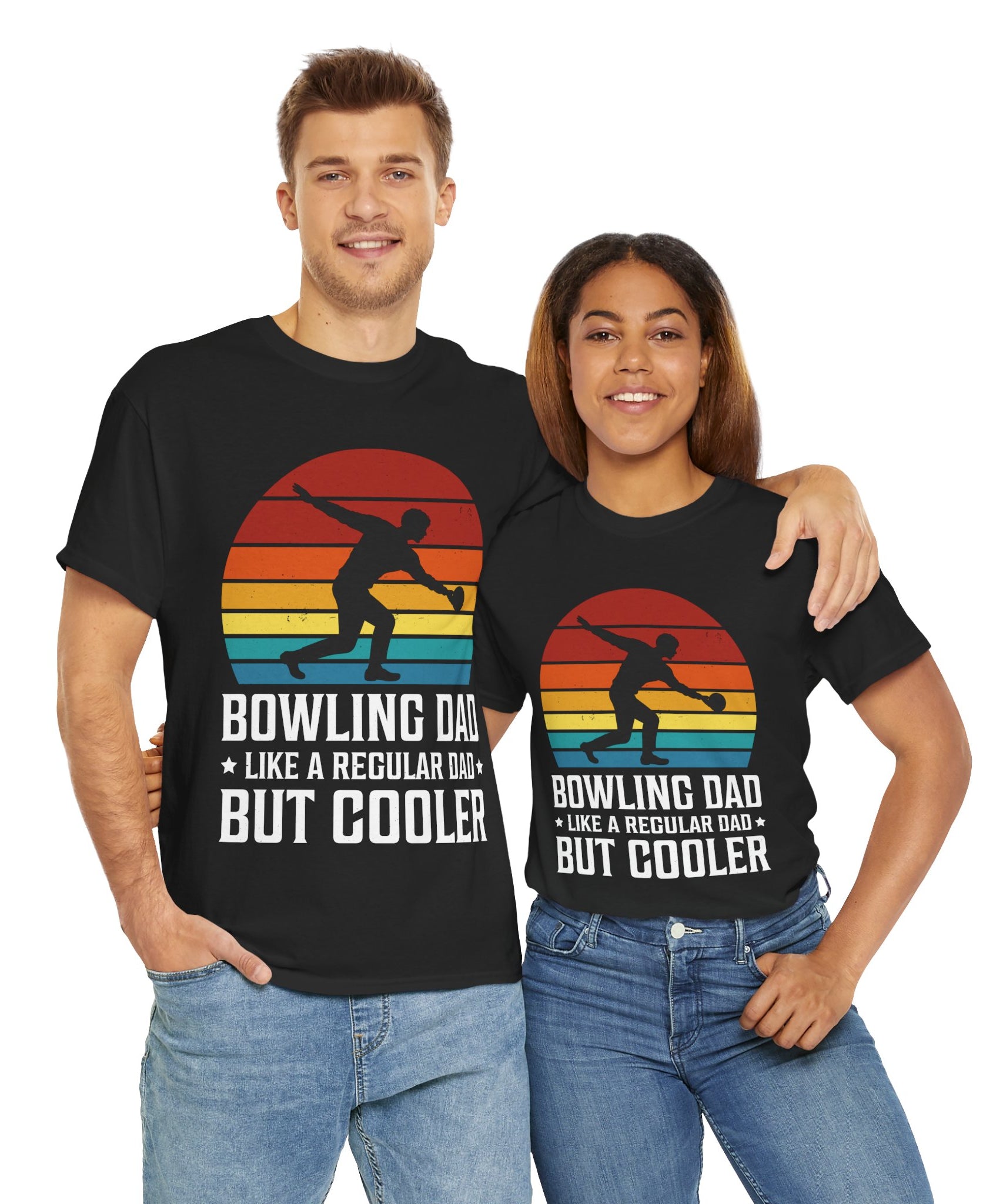 Retro Bowling Dad Tee - Unique Father's Day Gift