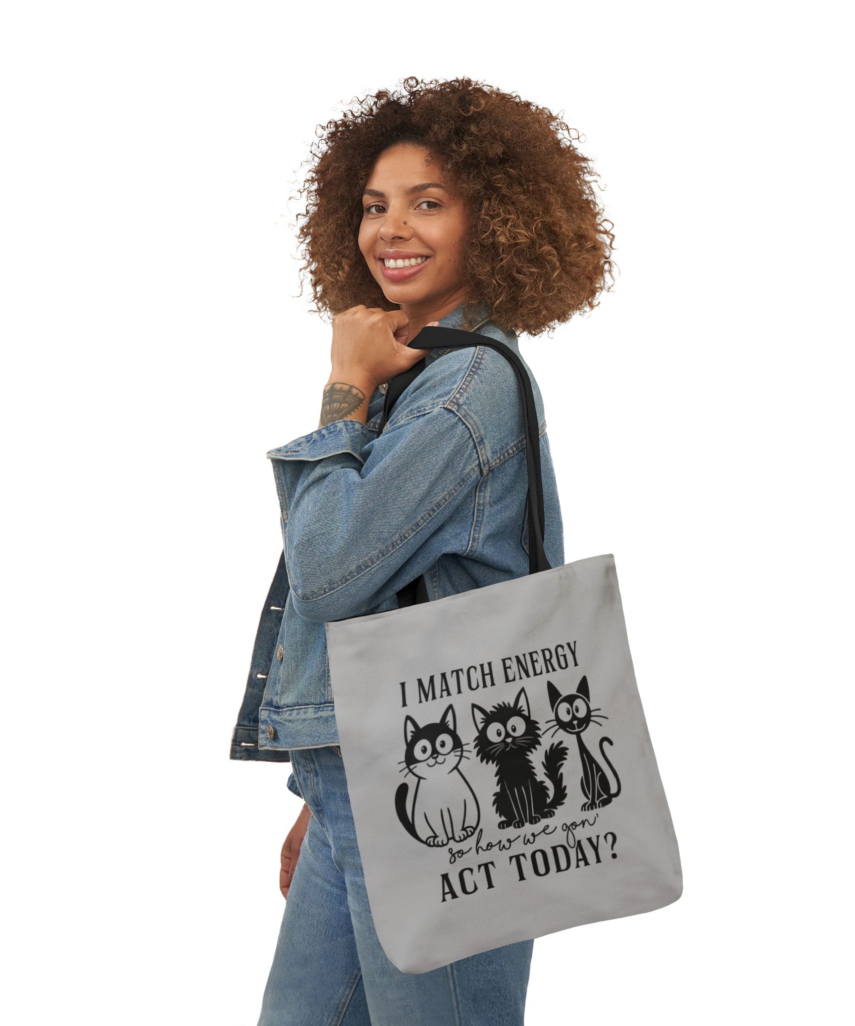 Gift for Cat Lovers – Light Grey Tote Bag
