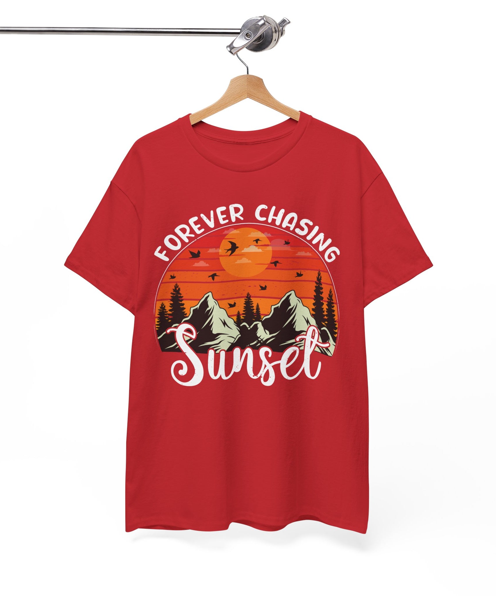 Sunset Mountain Scene T-Shirt