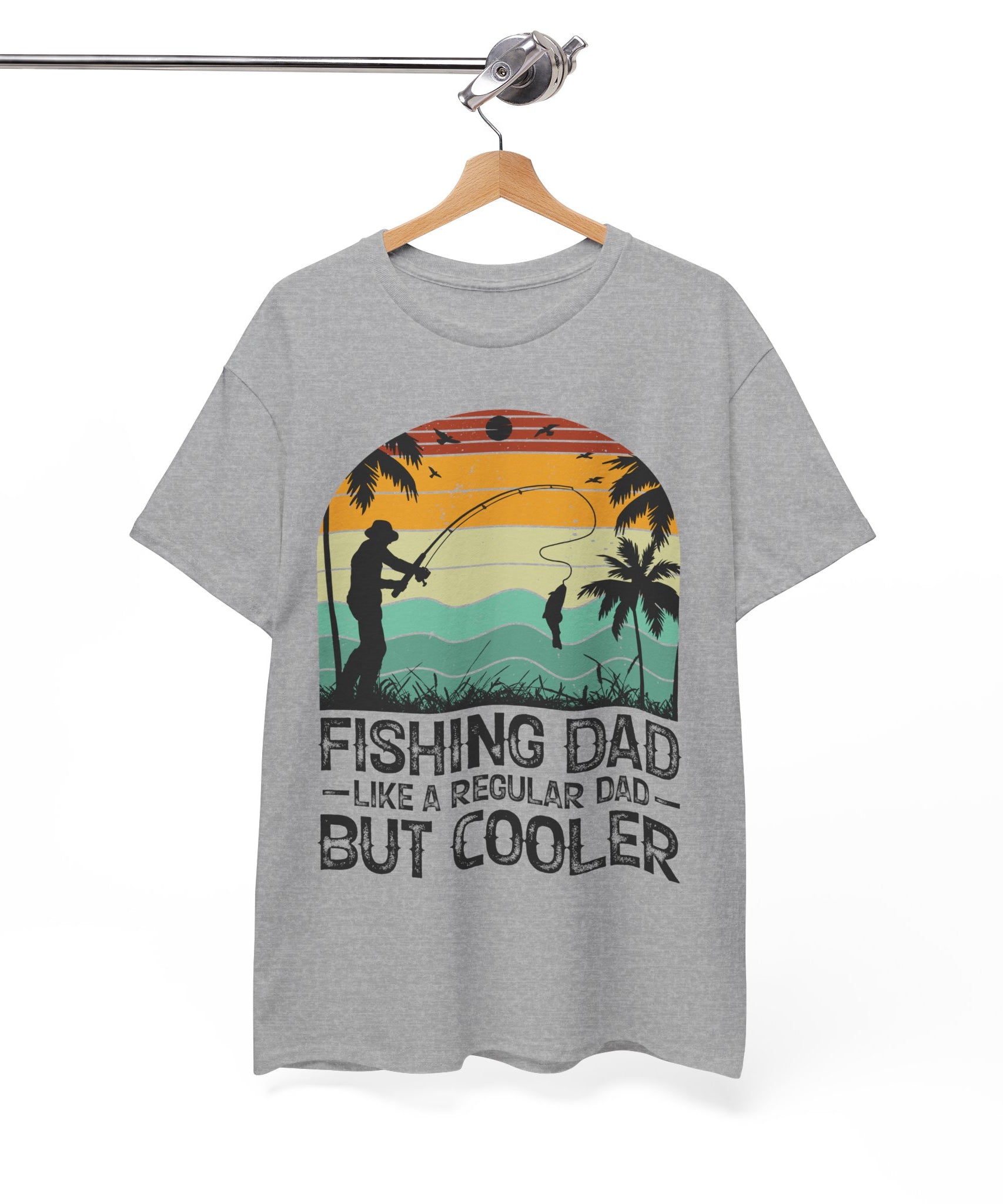 Minimalist Tropical Fishing Tee | Gallory Hive