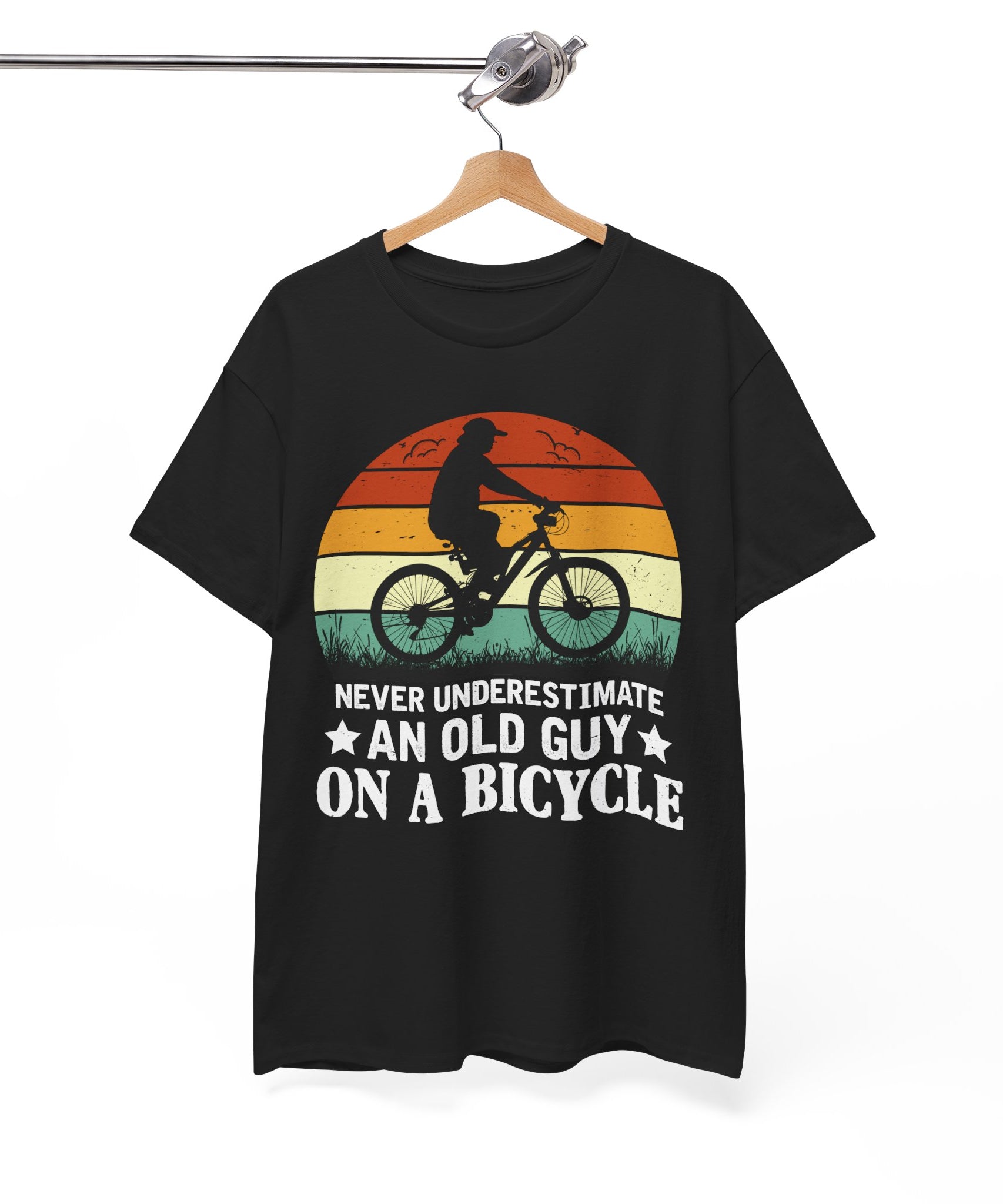 Retro Old Guy On Bicycle Shirt | Gallory Hive