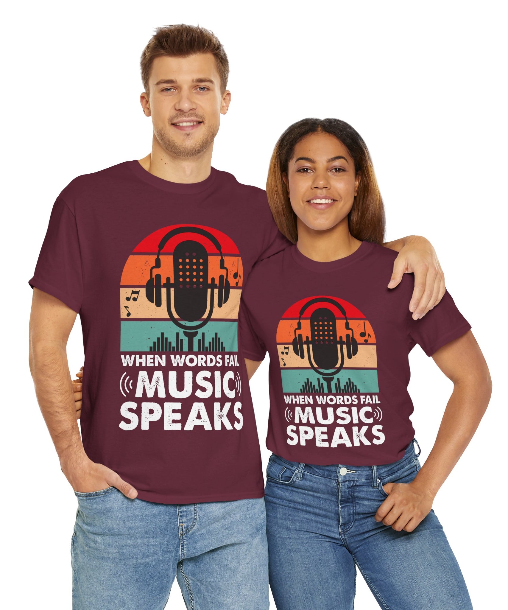 Vintage Audio Tee – Music Lover Style