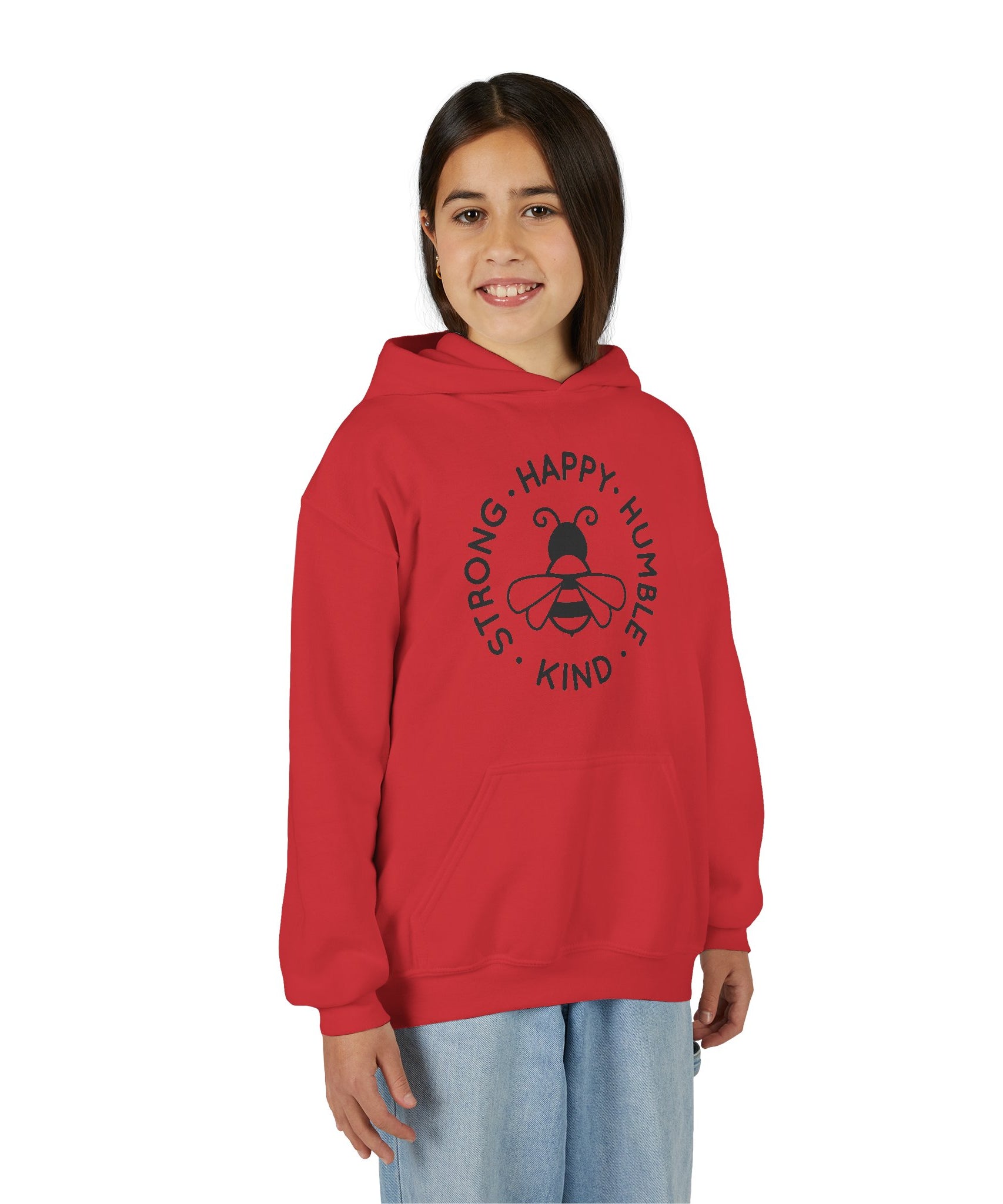 Unisex Kid's "Strong Happy Humble Kind" Hoodie
