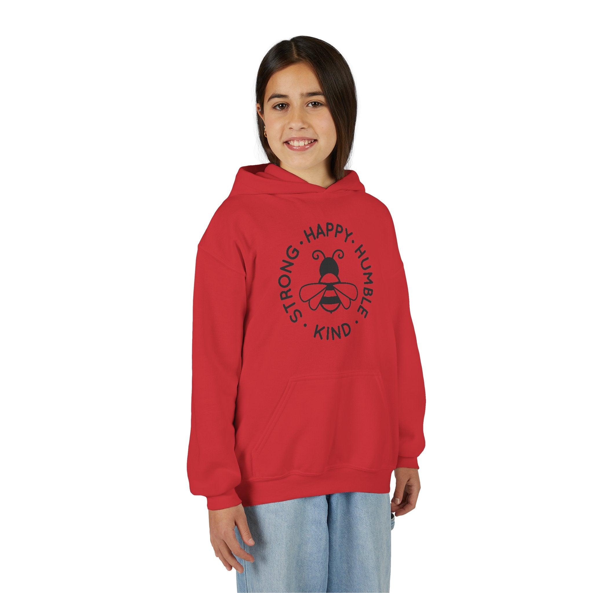 Unisex Kid's "Strong Happy Humble Kind" Hoodie