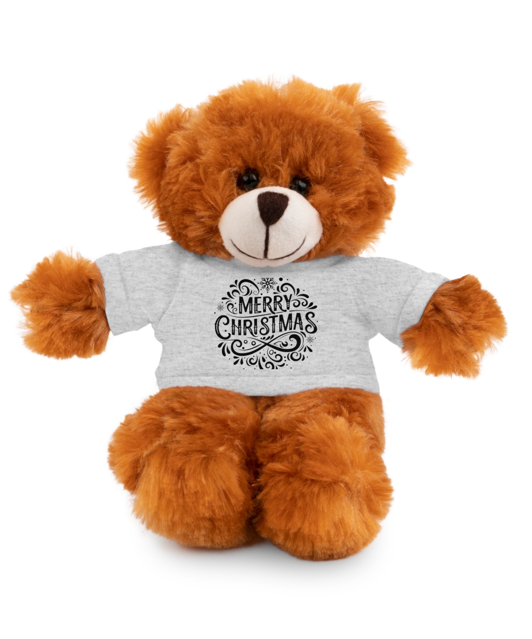 Festive Merry Christmas Stuffed Teddy Bear | Gallory Hive