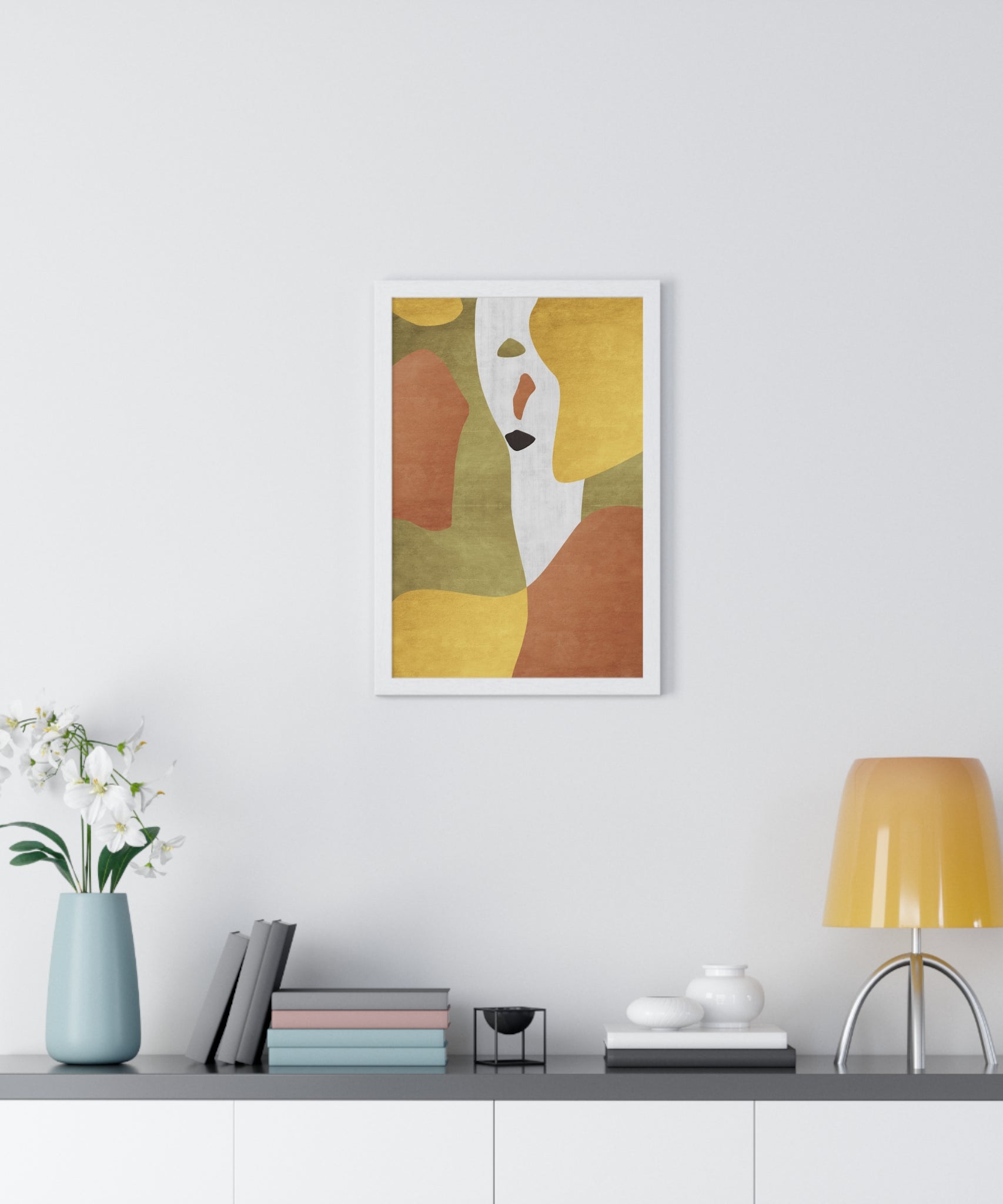 Abstract Carpet Texture Art – Wooden Framed Print