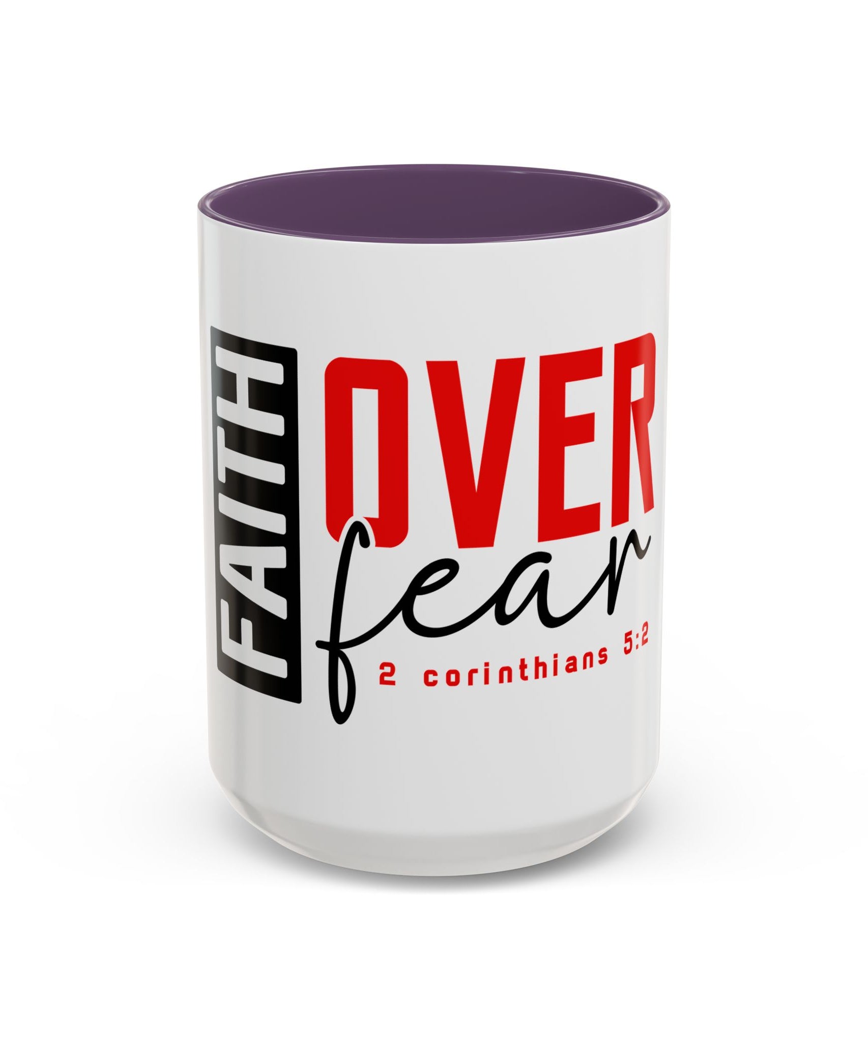 Faith Scripture Accent Coffee Mug | Gallory Hive