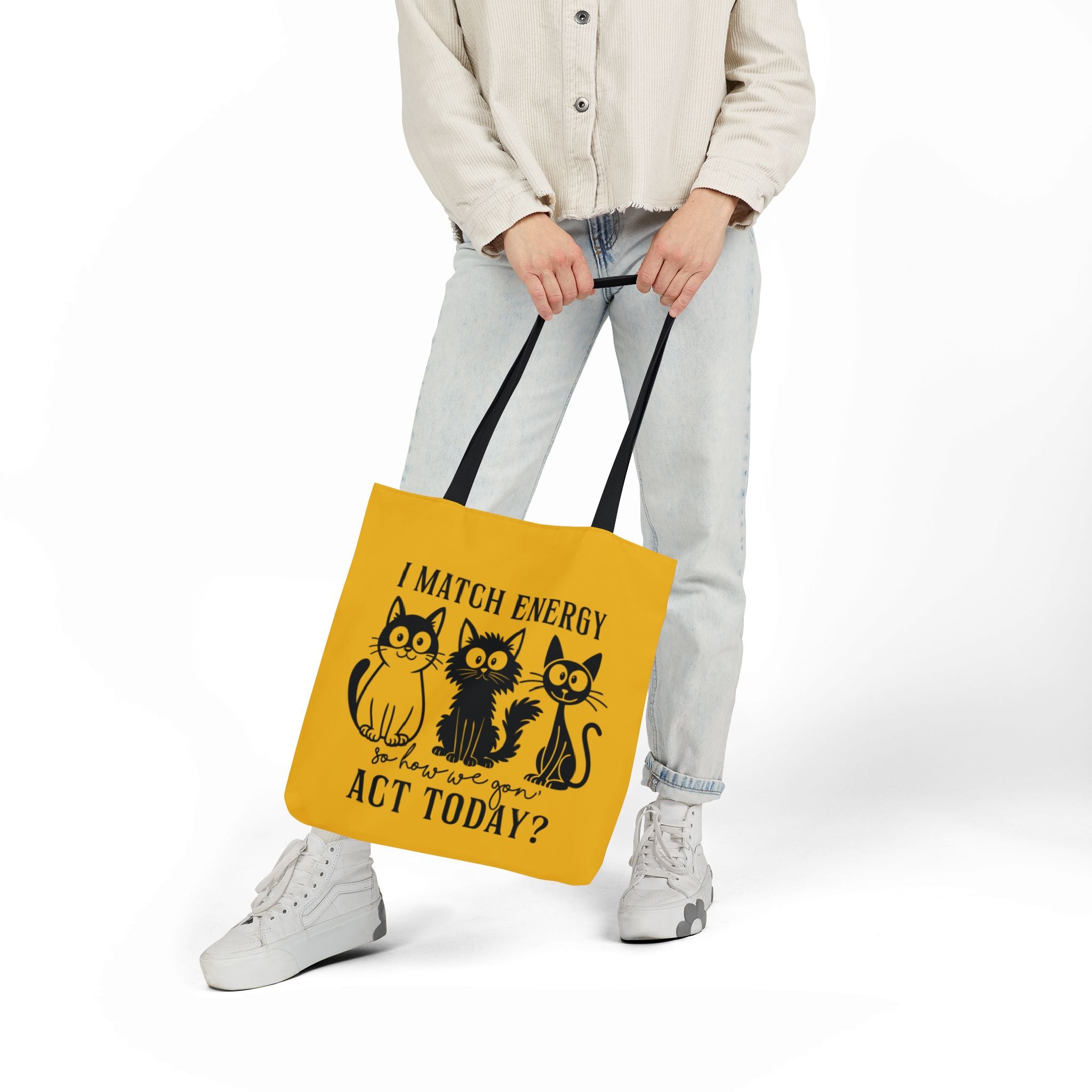 Cute Yellow Canvas Tote – Reusable Bag