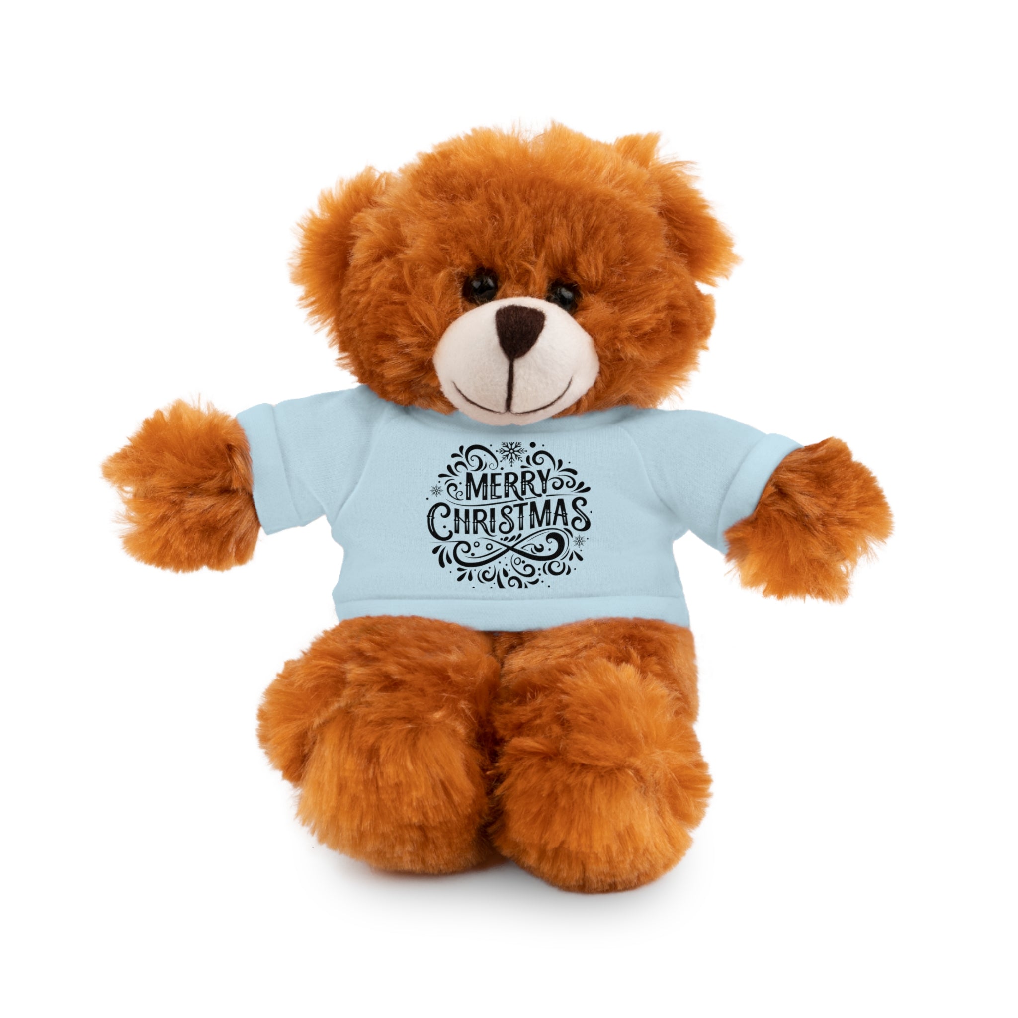 Festive Merry Christmas Stuffed Teddy Bear | Gallory Hive