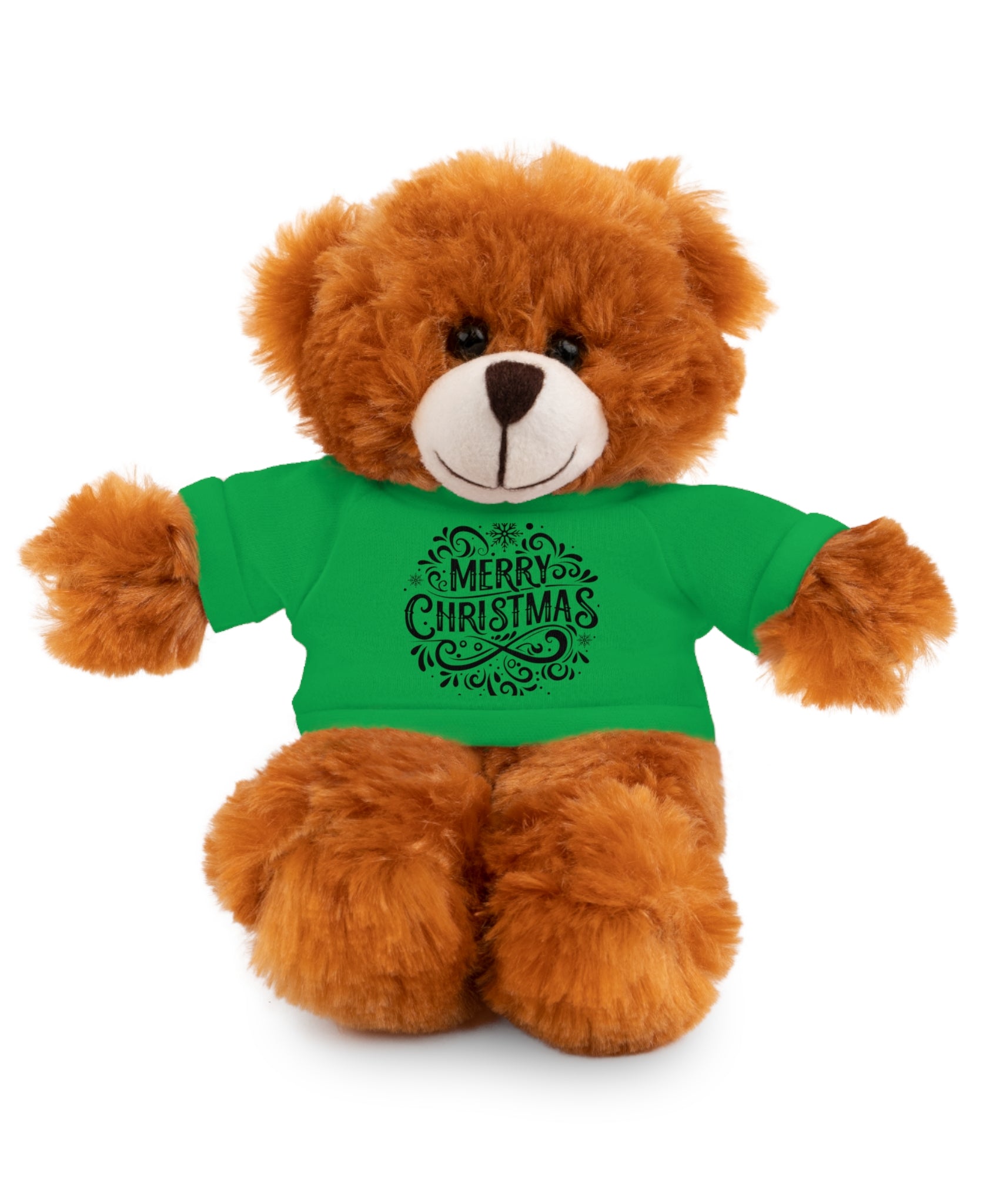 Festive Merry Christmas Stuffed Teddy Bear | Gallory Hive