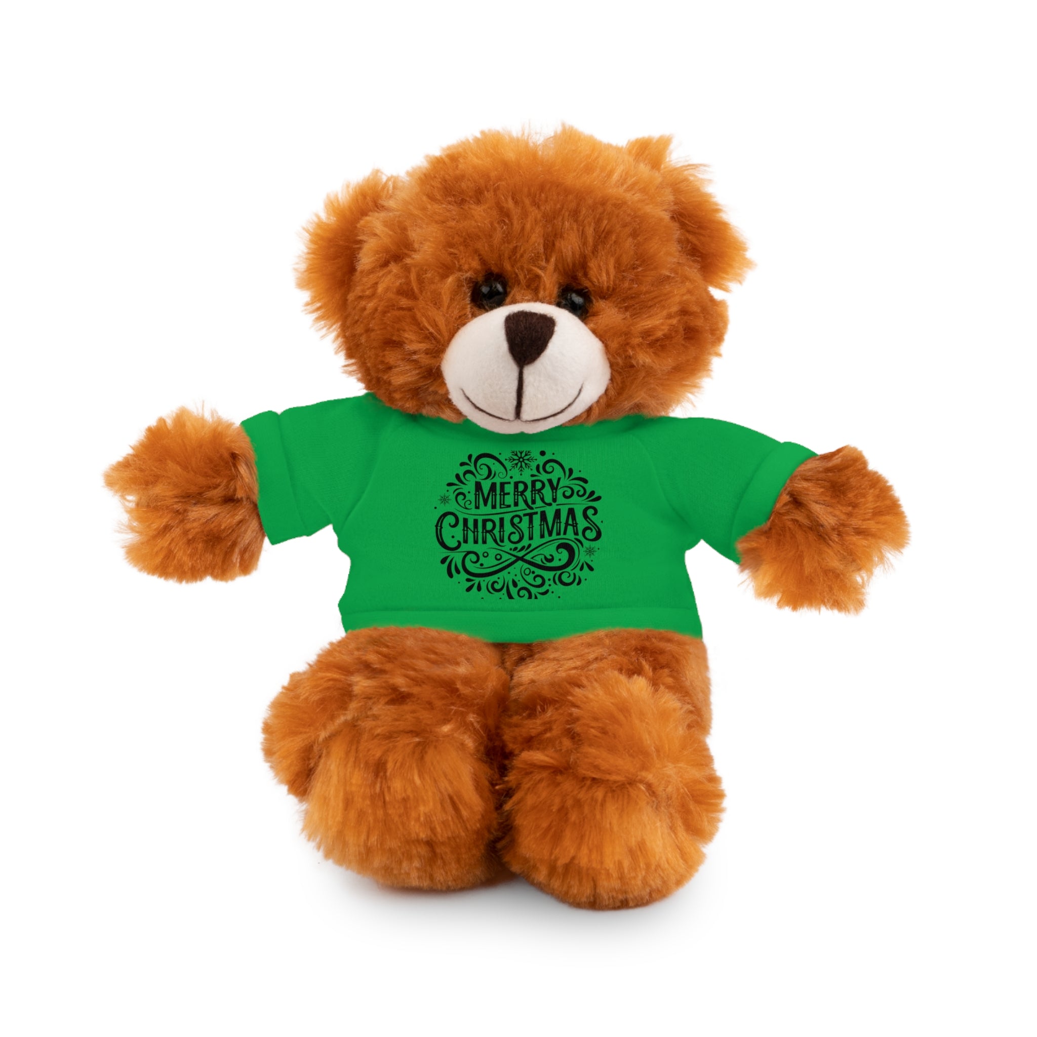 Festive Merry Christmas Stuffed Teddy Bear | Gallory Hive