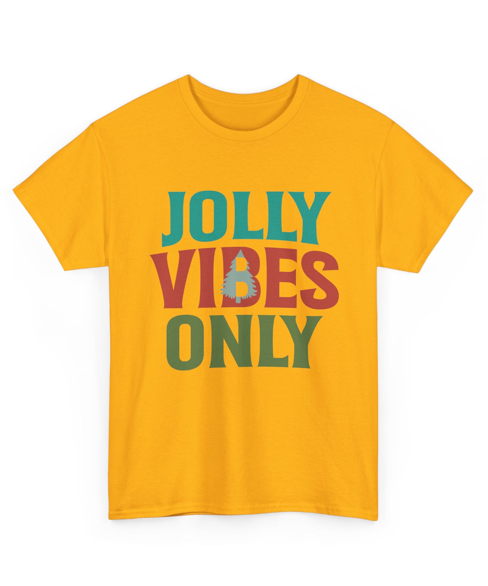 Festive Jolly Vibes Christmas T-Shirt | Gallory Hive