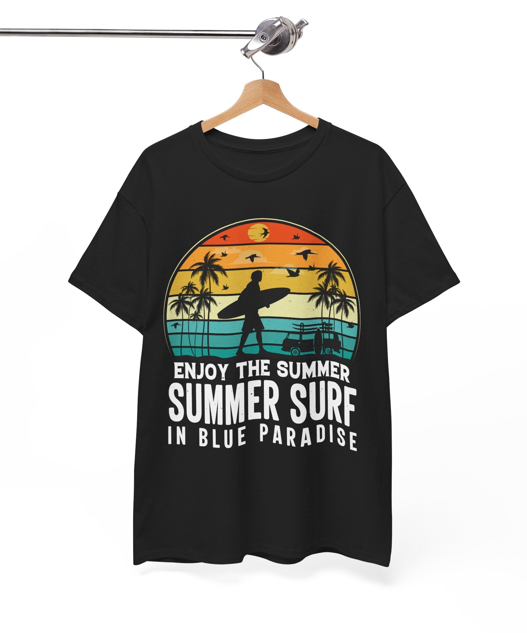 Summer Surf Van Sunset Shirt | Gallory Hive