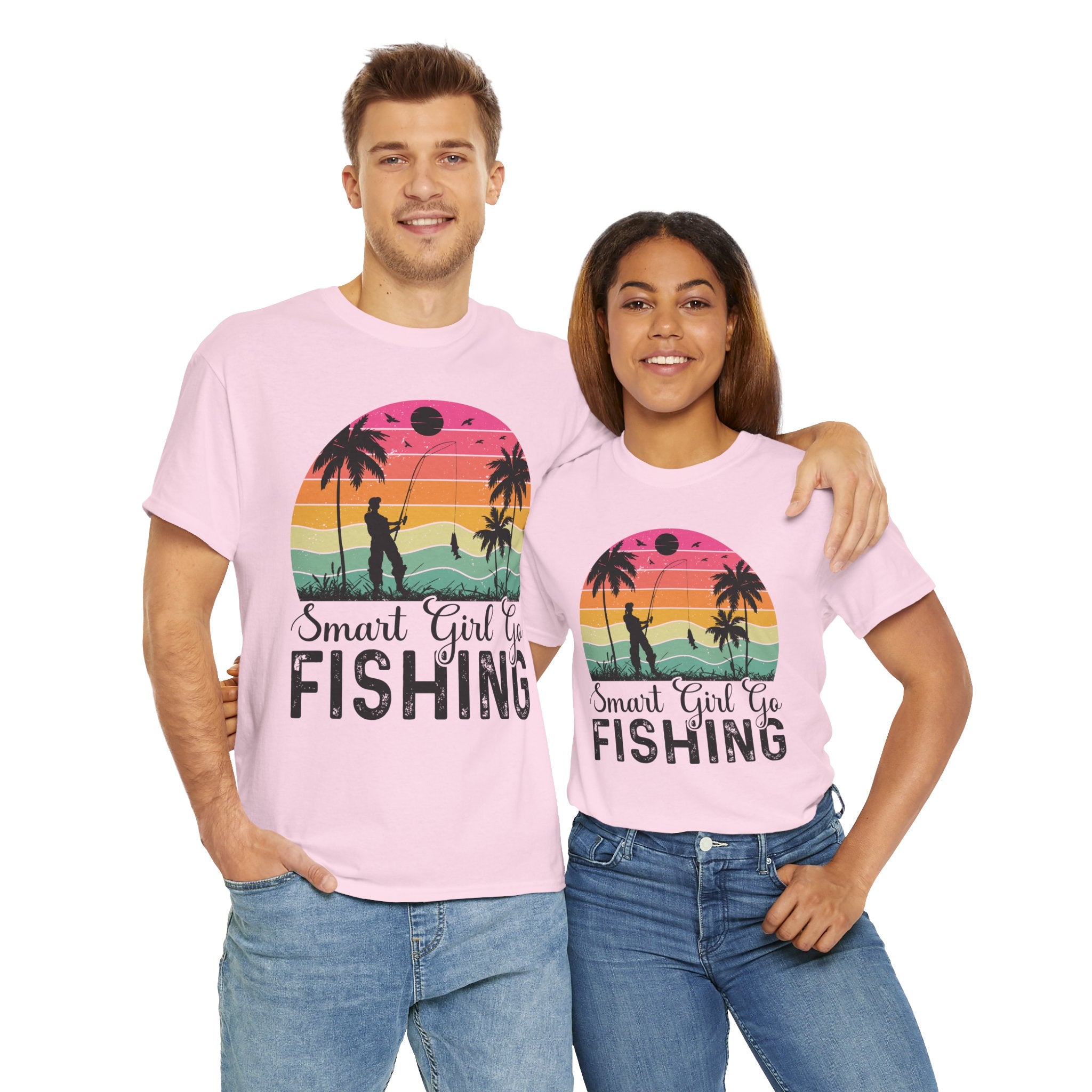Retro Fisherwoman Graphic Shirt