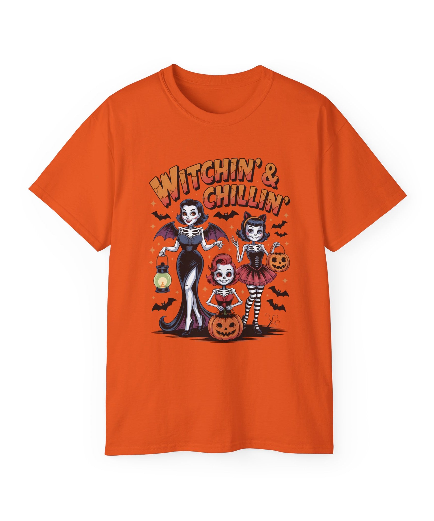 Retro Spooky Girls Halloween Tee