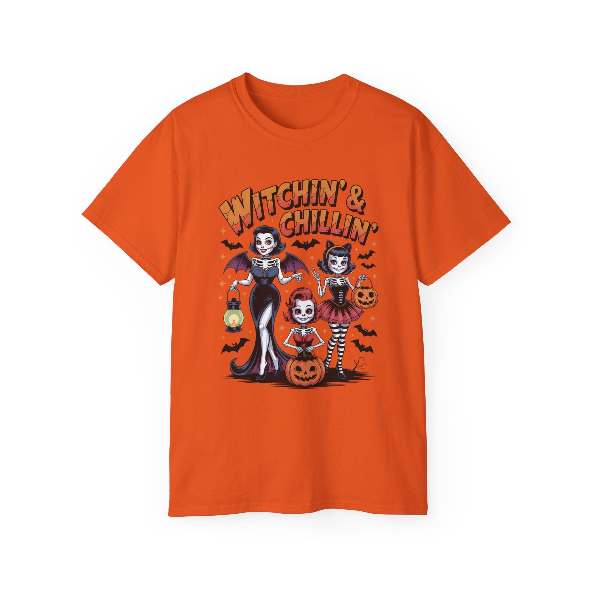 Retro Spooky Girls Halloween Tee