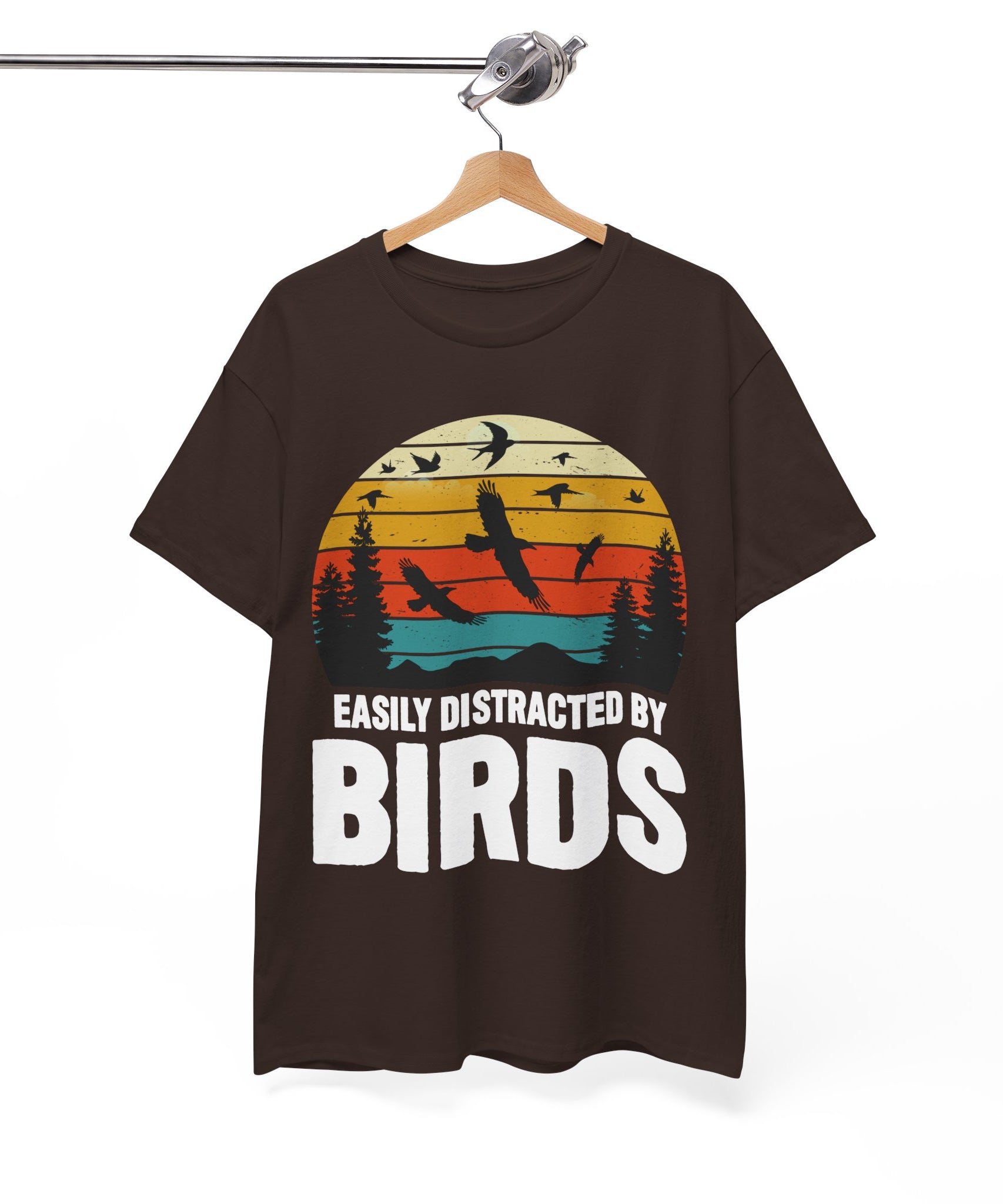 Retro Birds Lover Tee - Distracted Design | Gallory Hive