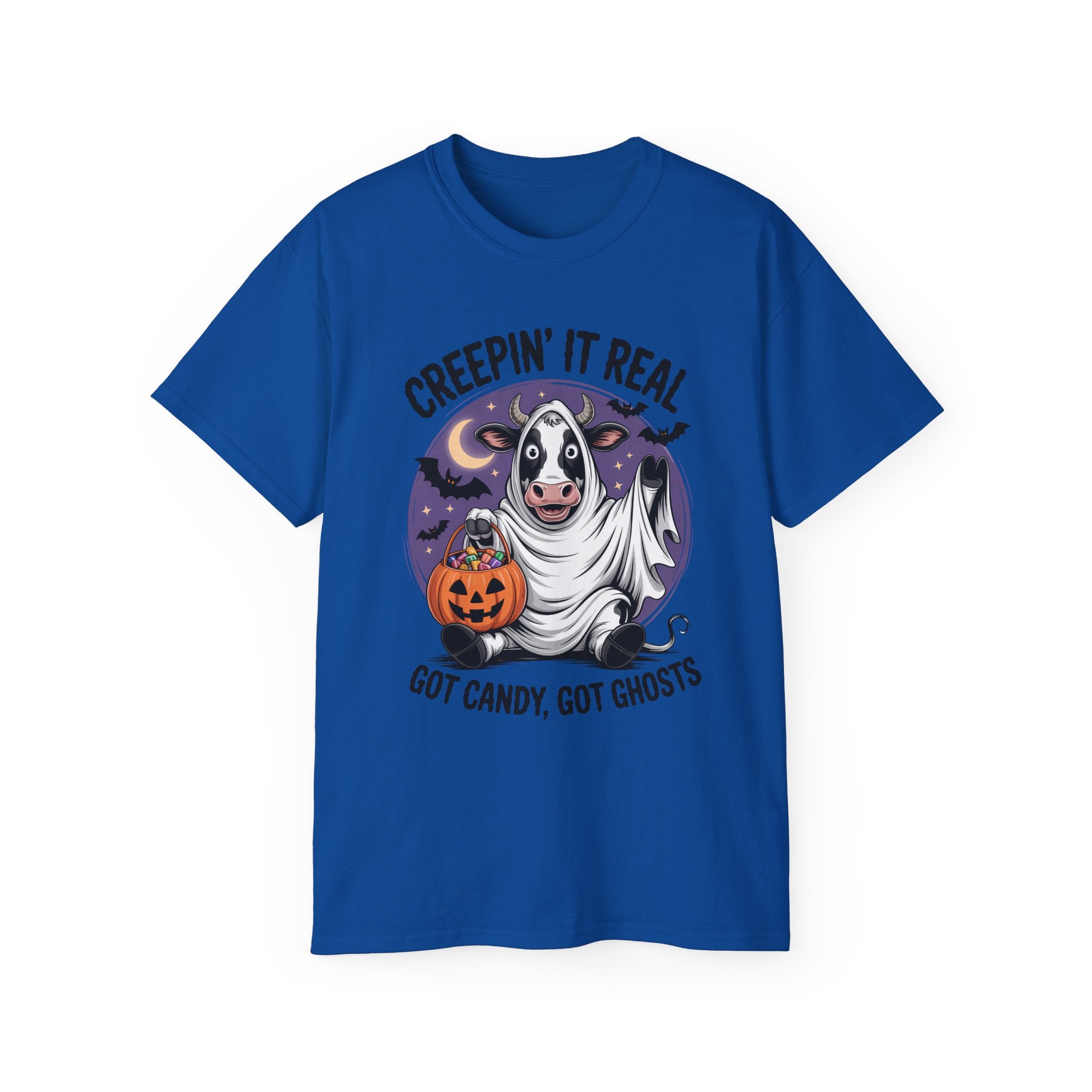 Cute Candy Cow Spooky Season Shirt