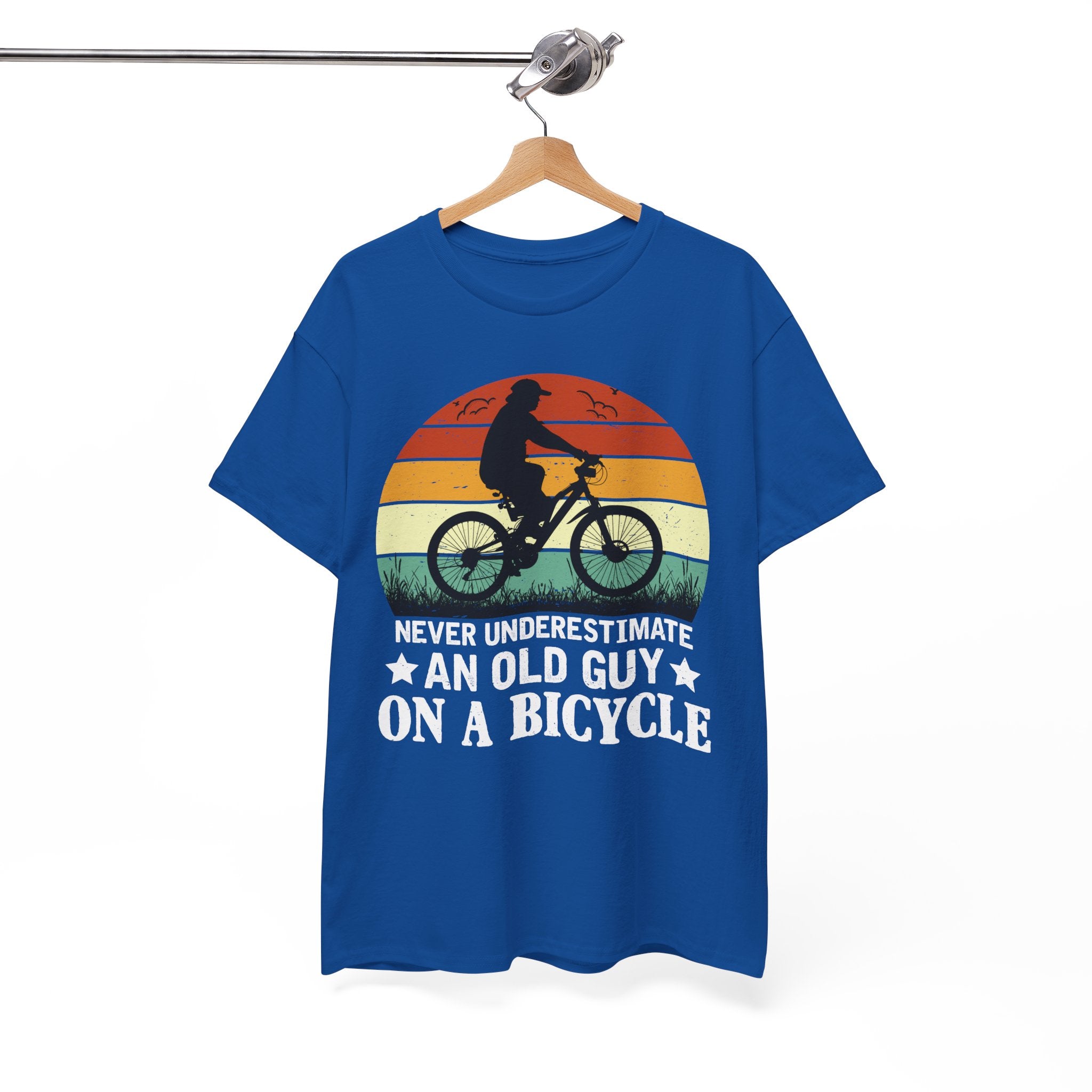 Retro Old Guy On Bicycle Shirt