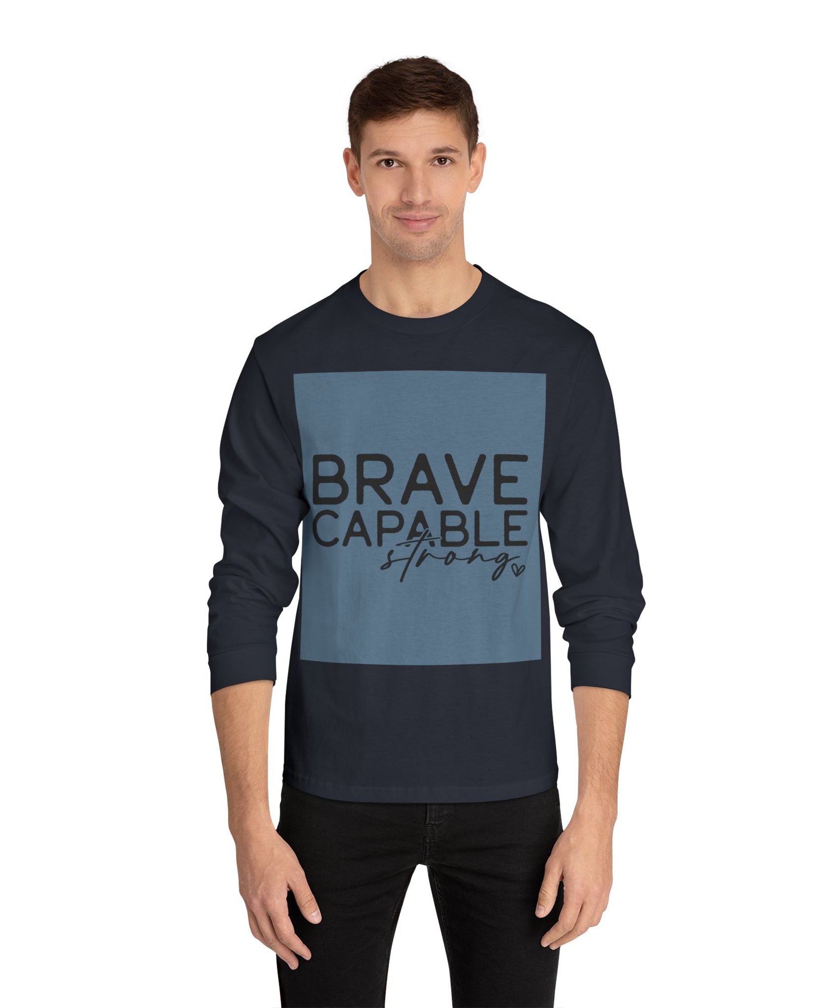 Unisex Motivational Shirt – Brave & Capable Tee