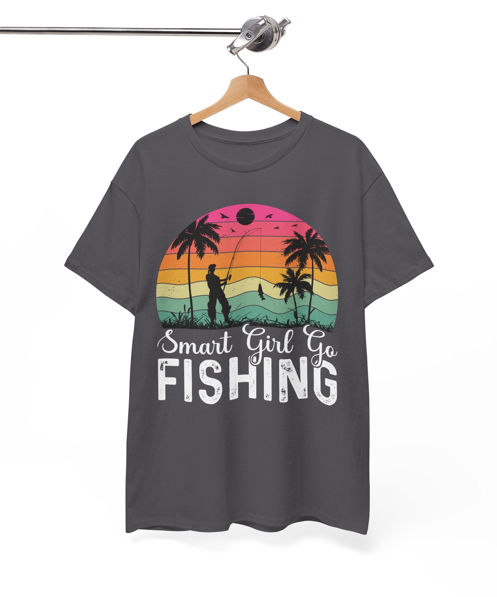 Retro Fisherwoman Graphic Shirt