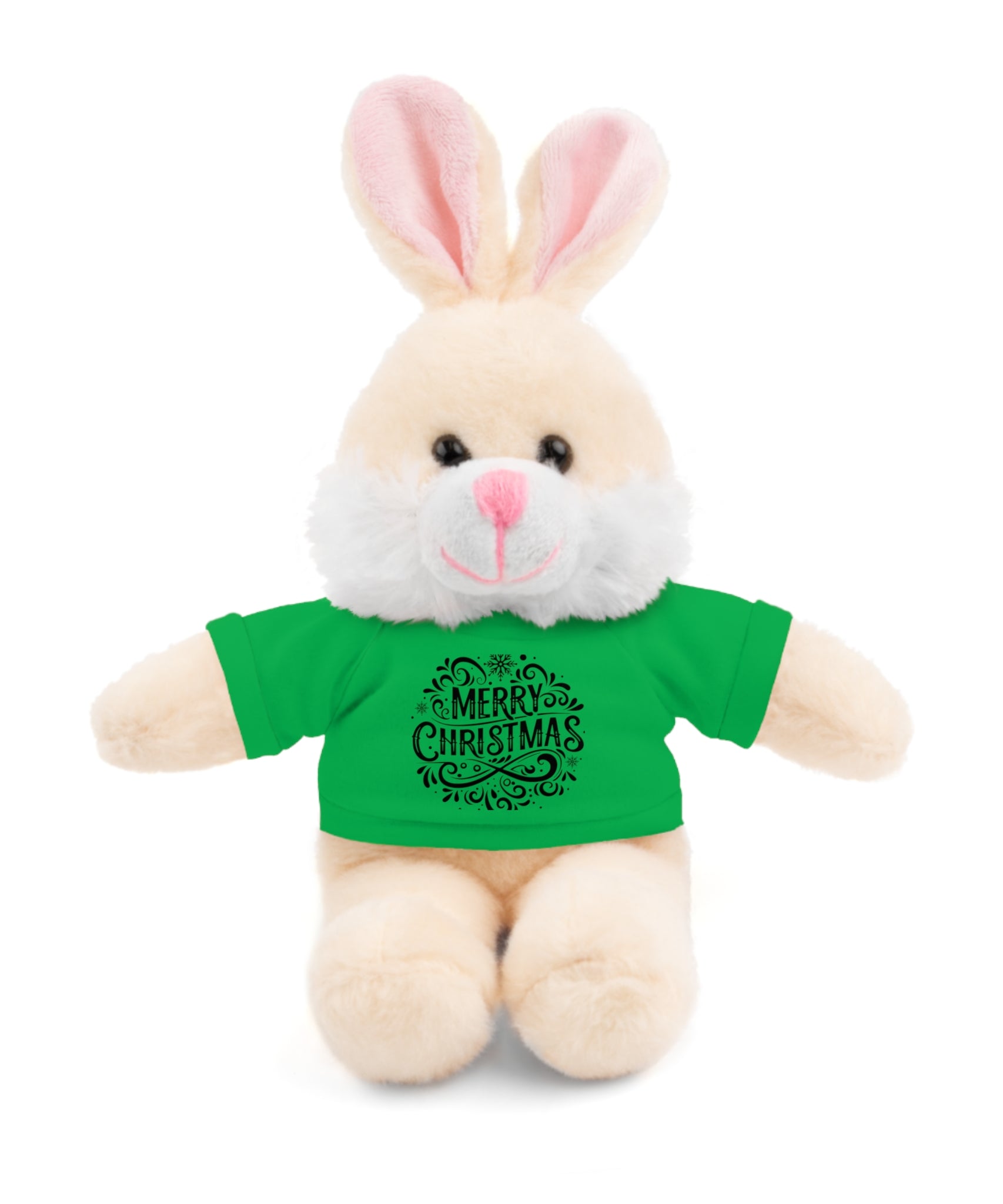 Festive Merry Christmas Stuffed Bunny | Gallory Hive
