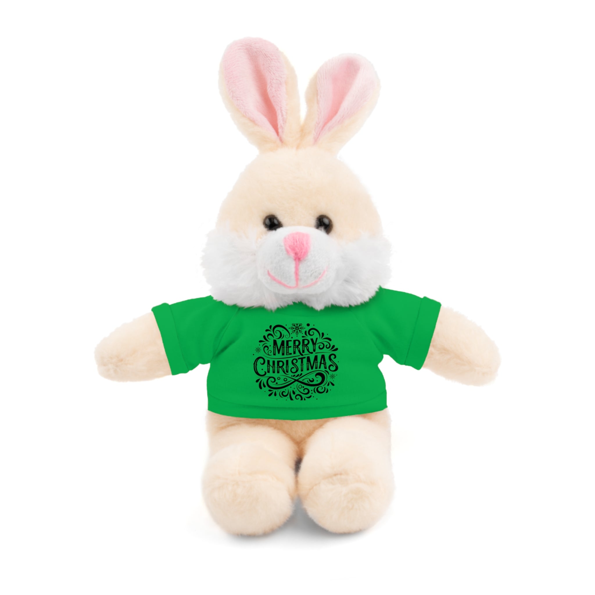 Festive Merry Christmas Stuffed Bunny | Gallory Hive