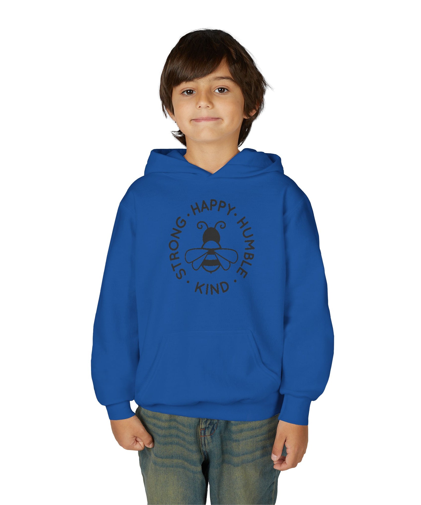 Unisex Kid's "Strong Happy Humble Kind" Hoodie
